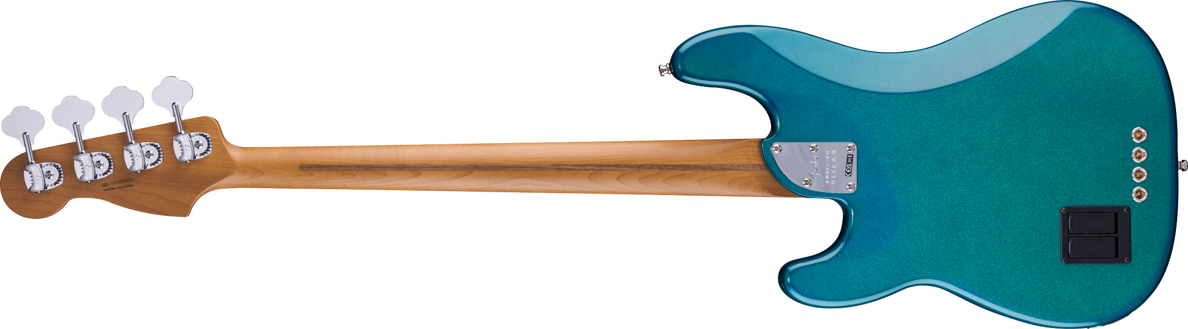 Fender® Limited Edition American Ultra II Precision Bass®, Roasted Maple Fingerboard, Aurora