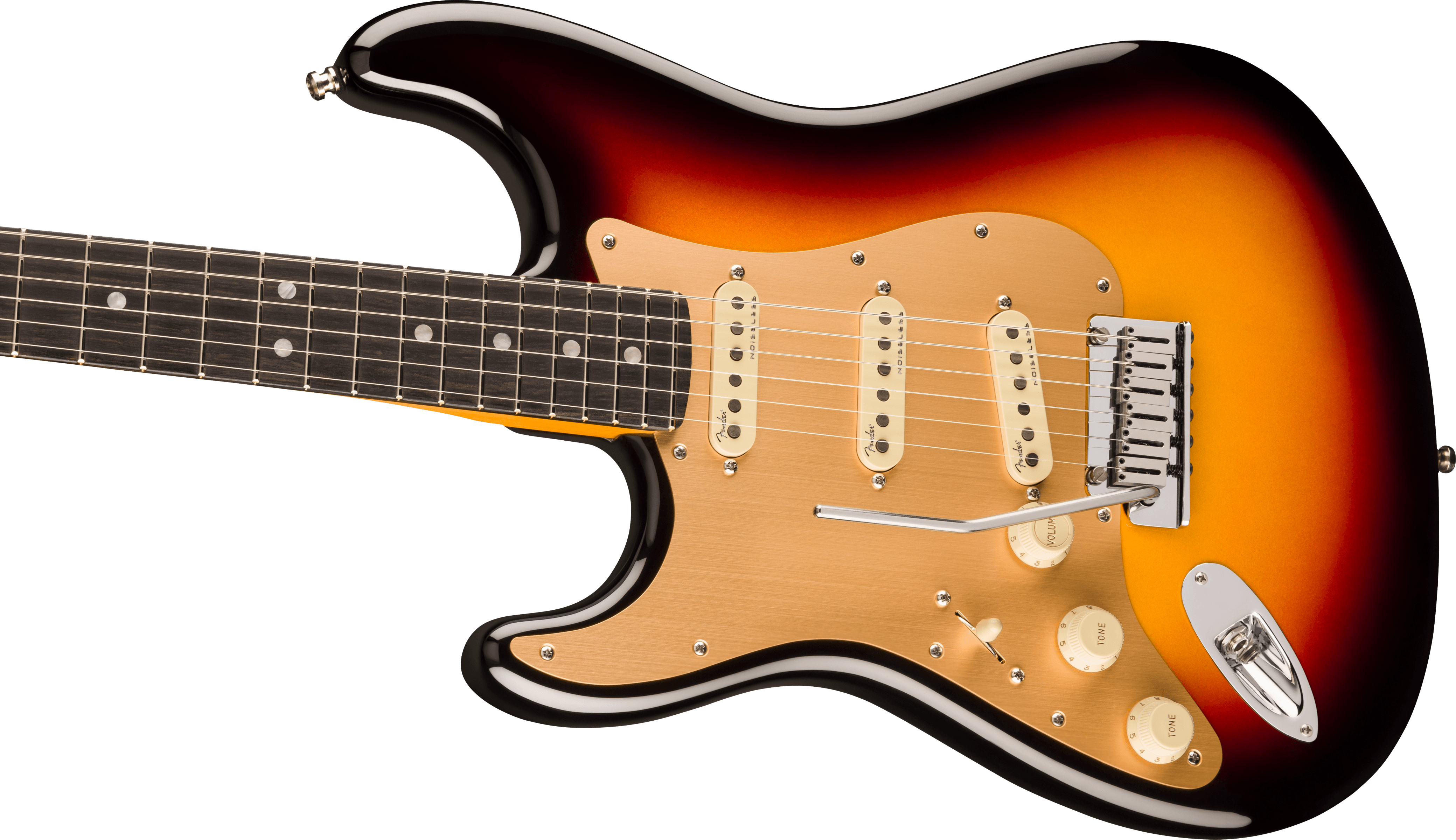 Fender® American Ultra II Stratocaster® Left-Hand, Ebony Fingerboard,  Ultraburst