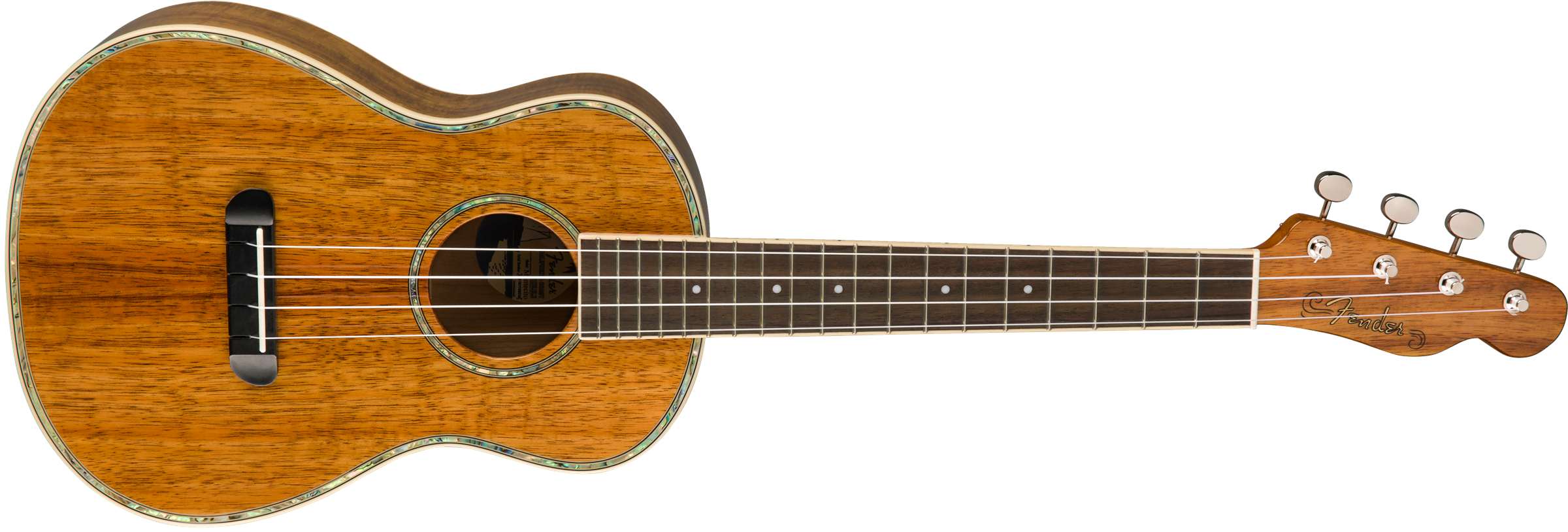 Fender® Montecito Tenor Ukulele, Walnut Fingerboard, Natural