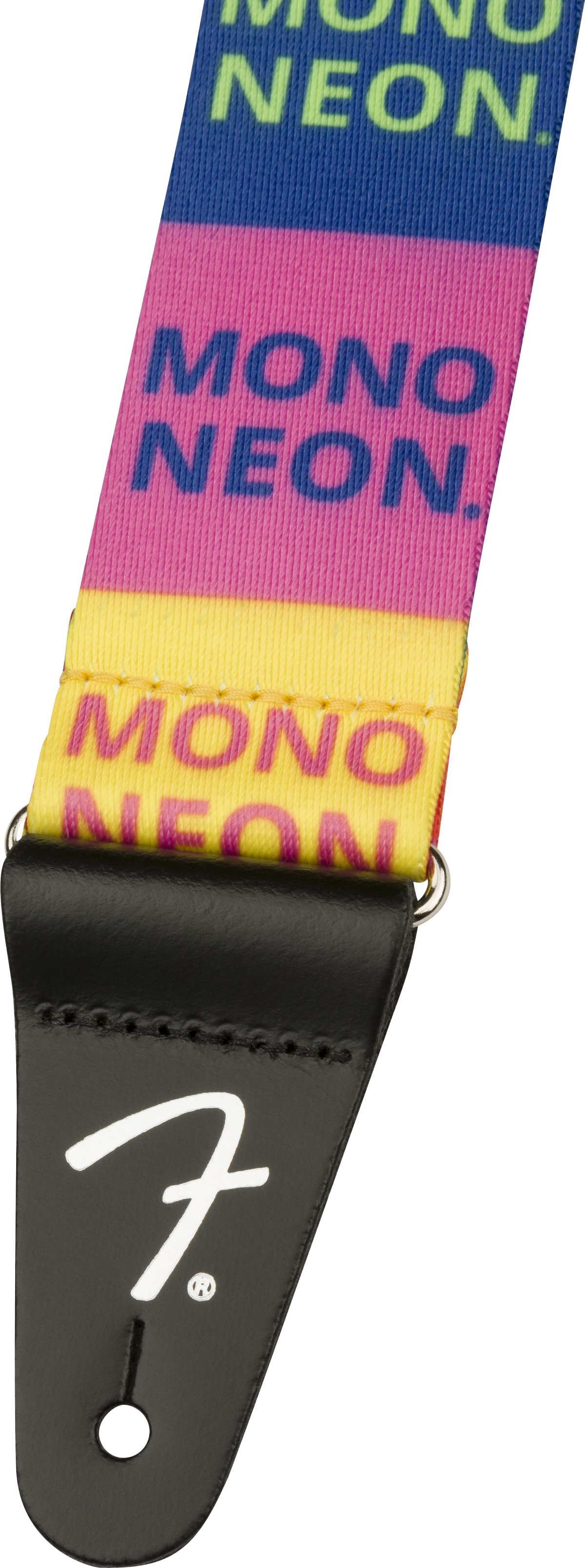 Fender® MonoNeon Logo Strap, Multi-Color, 2"