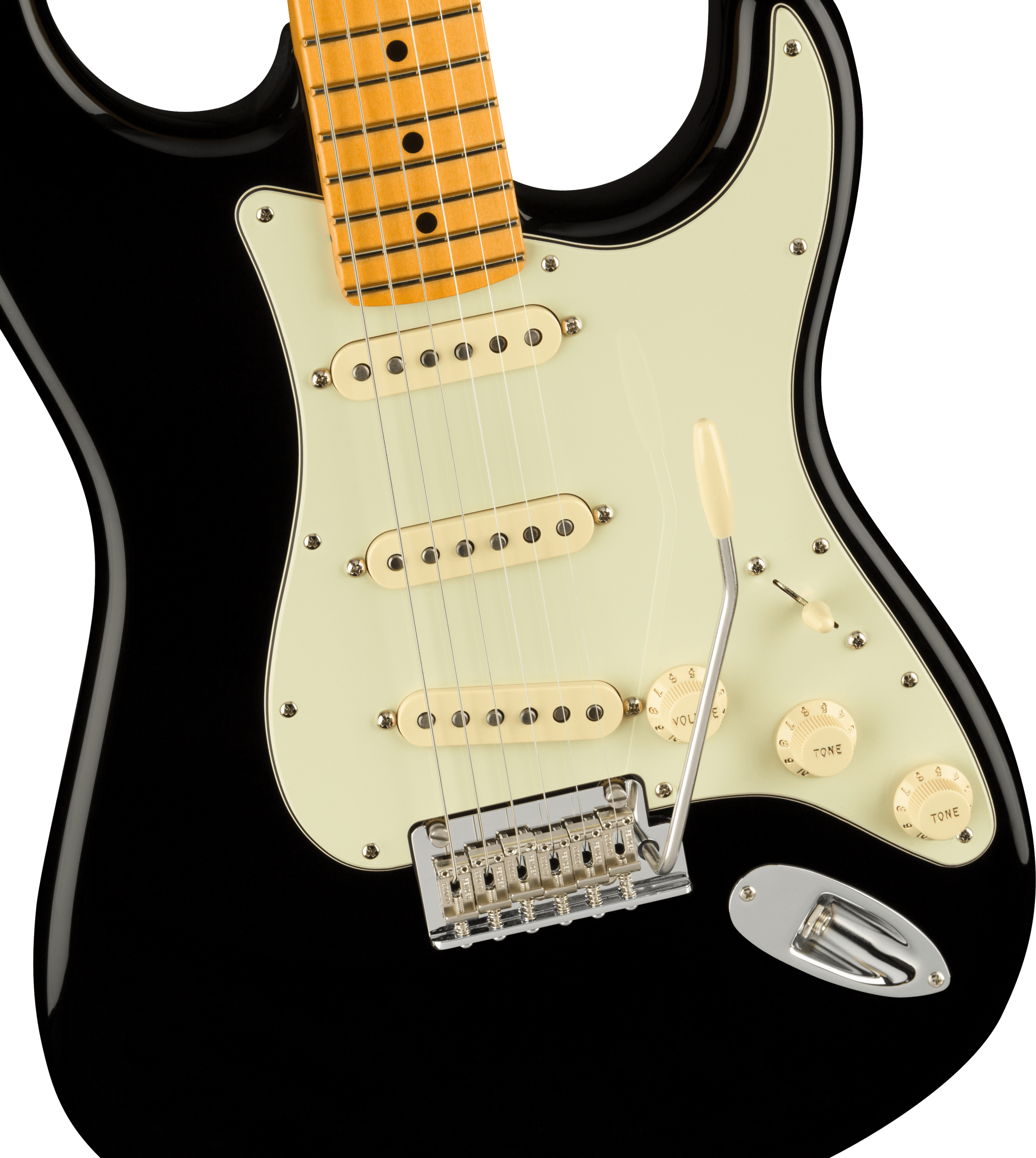 Fender® American Professional II Stratocaster®, Maple Fingerboard, Black