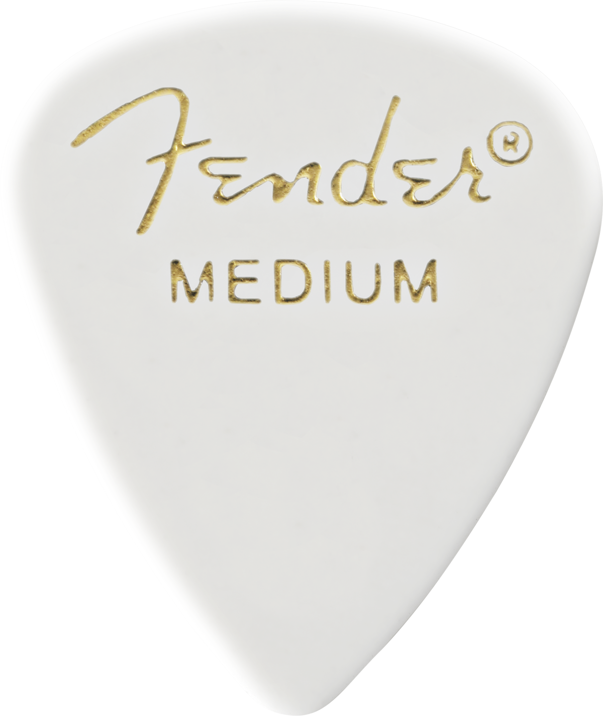 Fender® Classic Celluloid, White, 351 Shape, Medium, 12 Count
