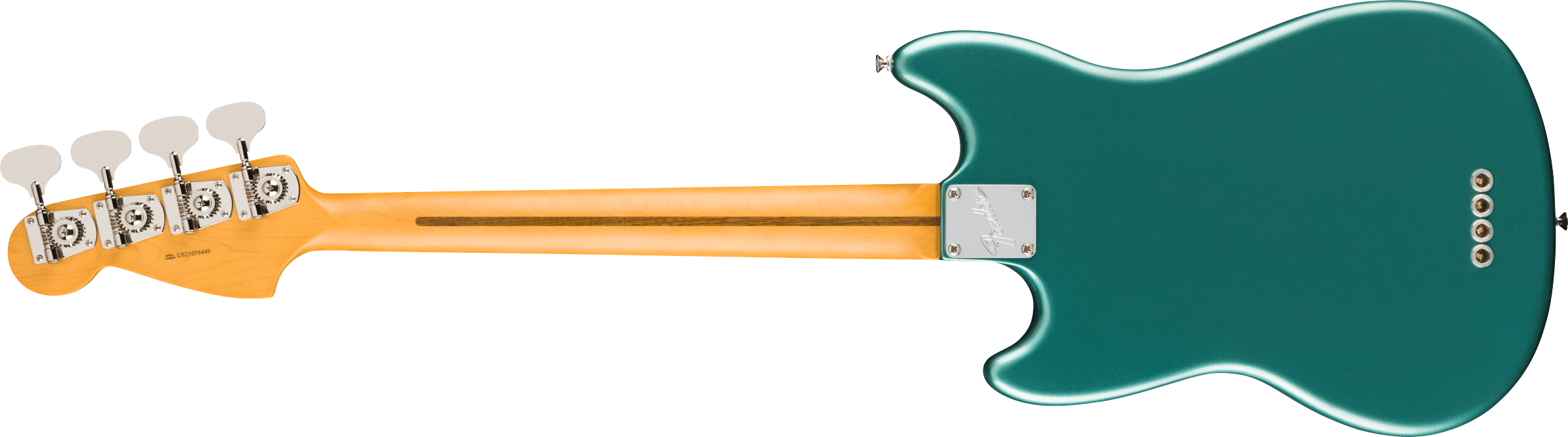 Fender® American Professional Classic Mustang Bass®, Rosewood Fingerboard, Faded Sherwood Green Metallic