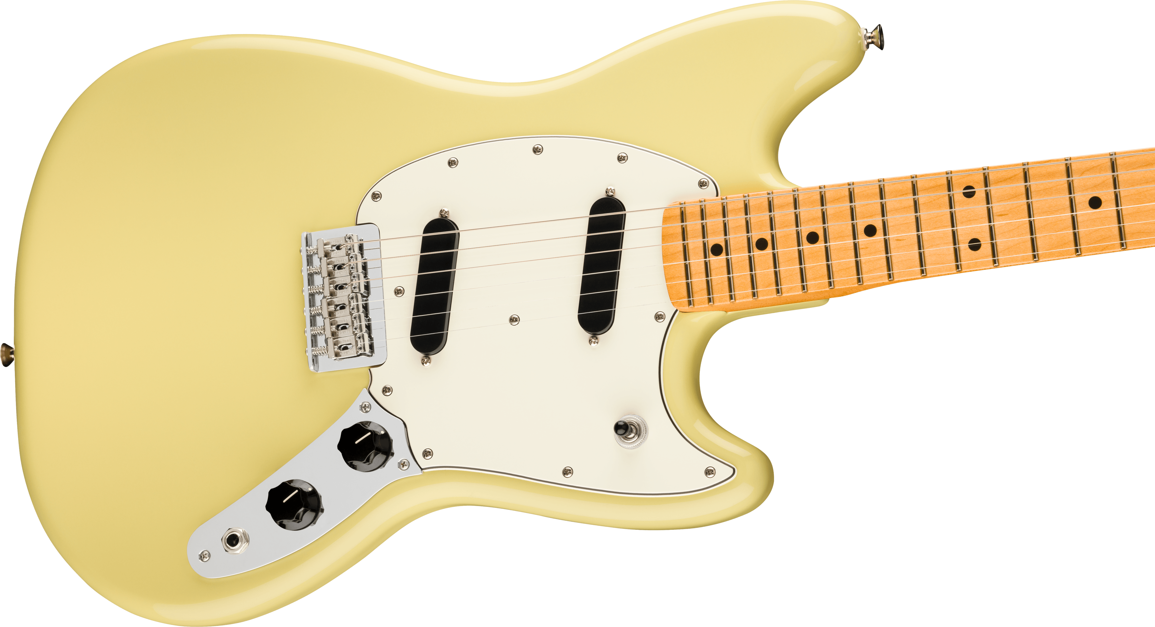 Fender® Player II Mustang®, Maple Fingerboard, Hialeah Yellow