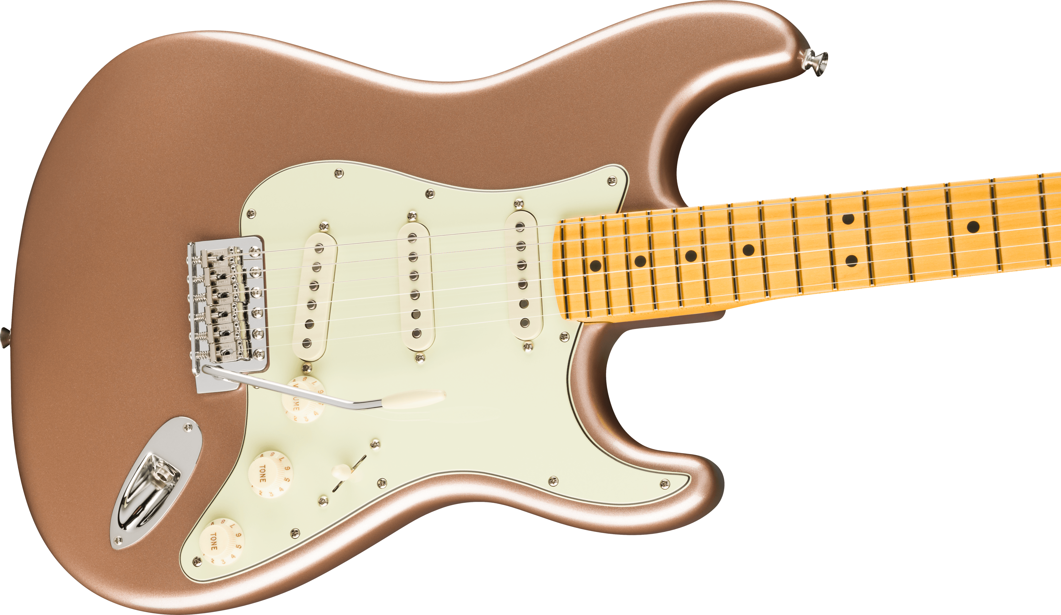 Fender® American Professional Classic Stratocaster®, Maple Fingerboard, Faded Firemist Gold