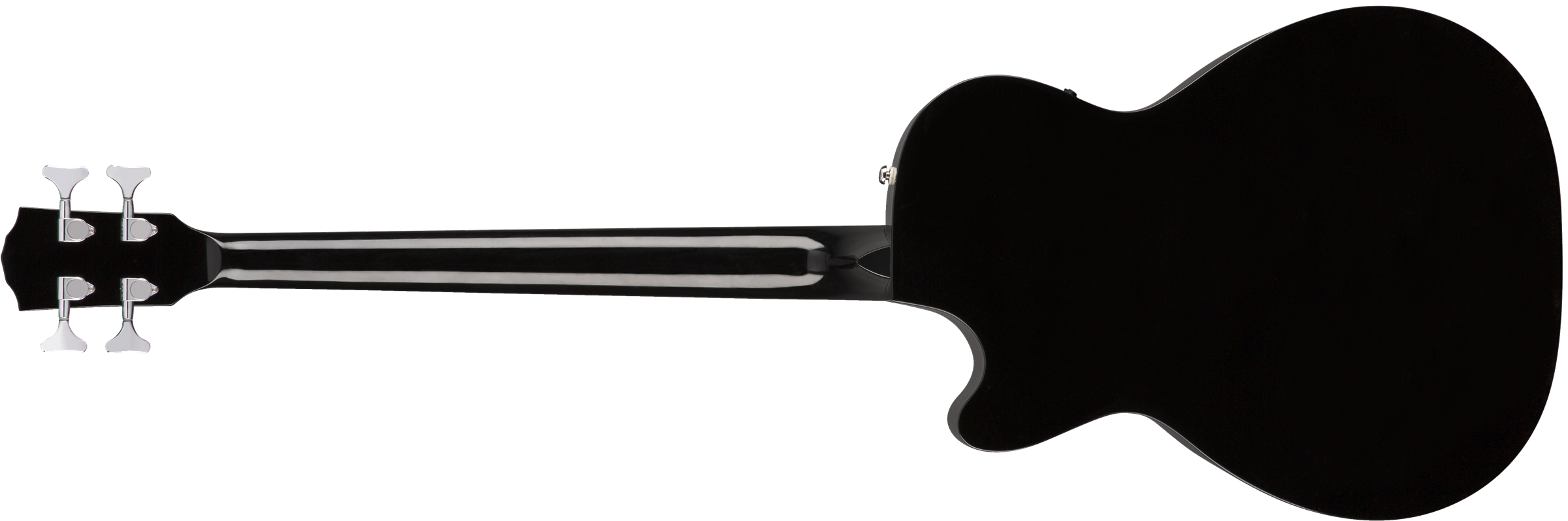 Fender® CB-60SCE Bass, Walnut Fingerboard, Black
