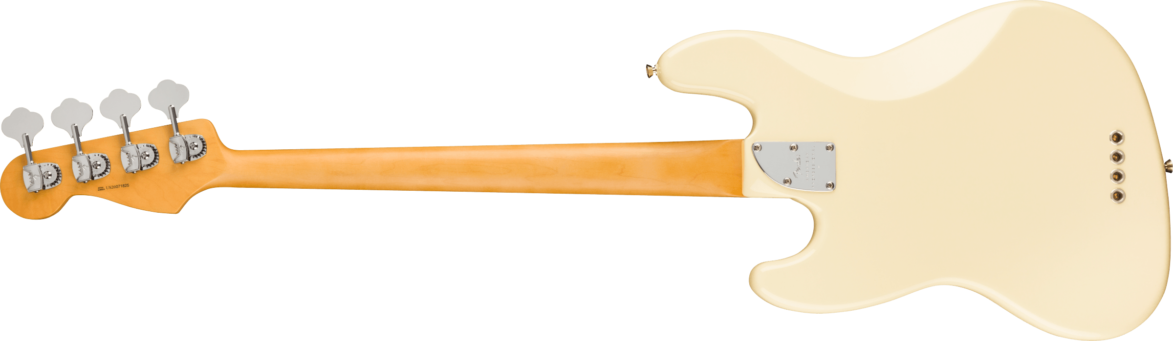Fender® American Professional II Jazz Bass®, Maple Fingerboard, Olympic White