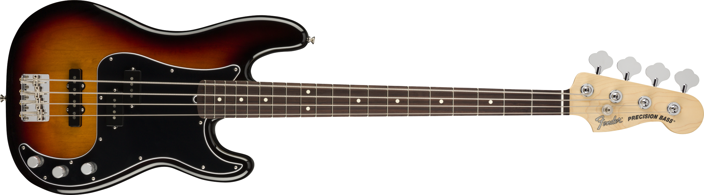 Fender® American Performer Precision Bass®, Rosewood Fingerboard, 3-Color Sunburst