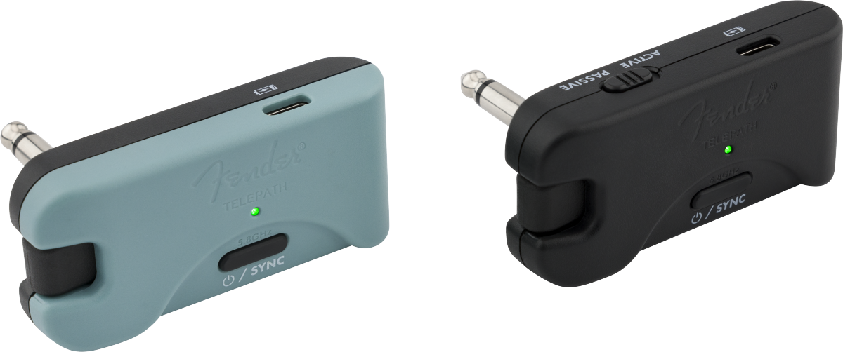Fender® Telepath™ Wireless System, Mystic Ice Blue and Black