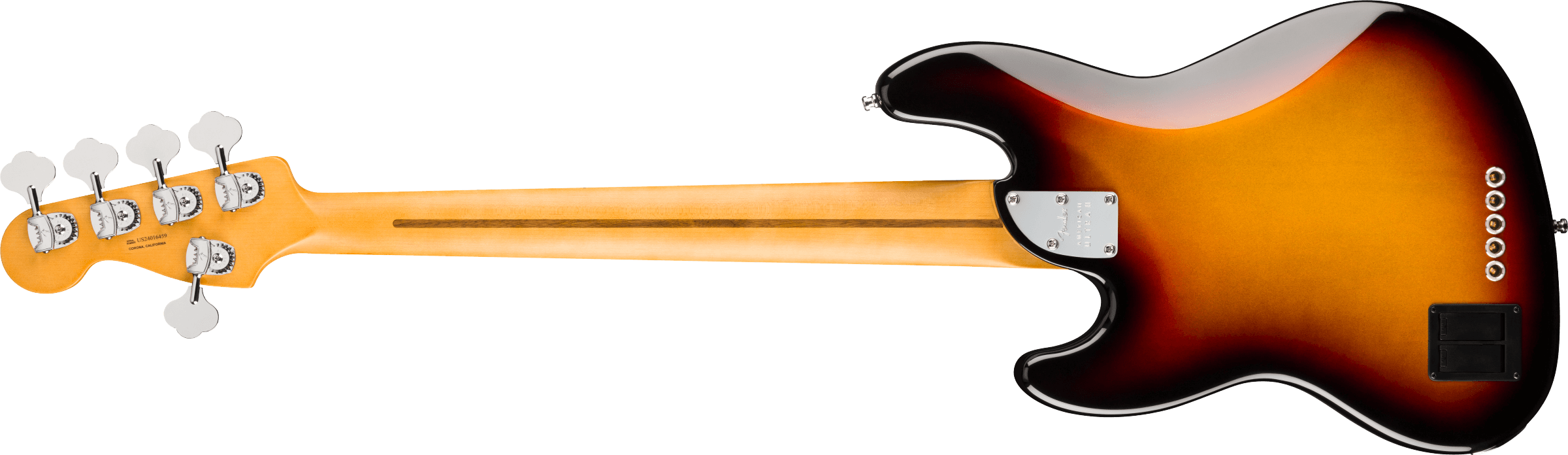 Fender® American Ultra II Jazz Bass® V, Ebony Fingerboard, Ultraburst