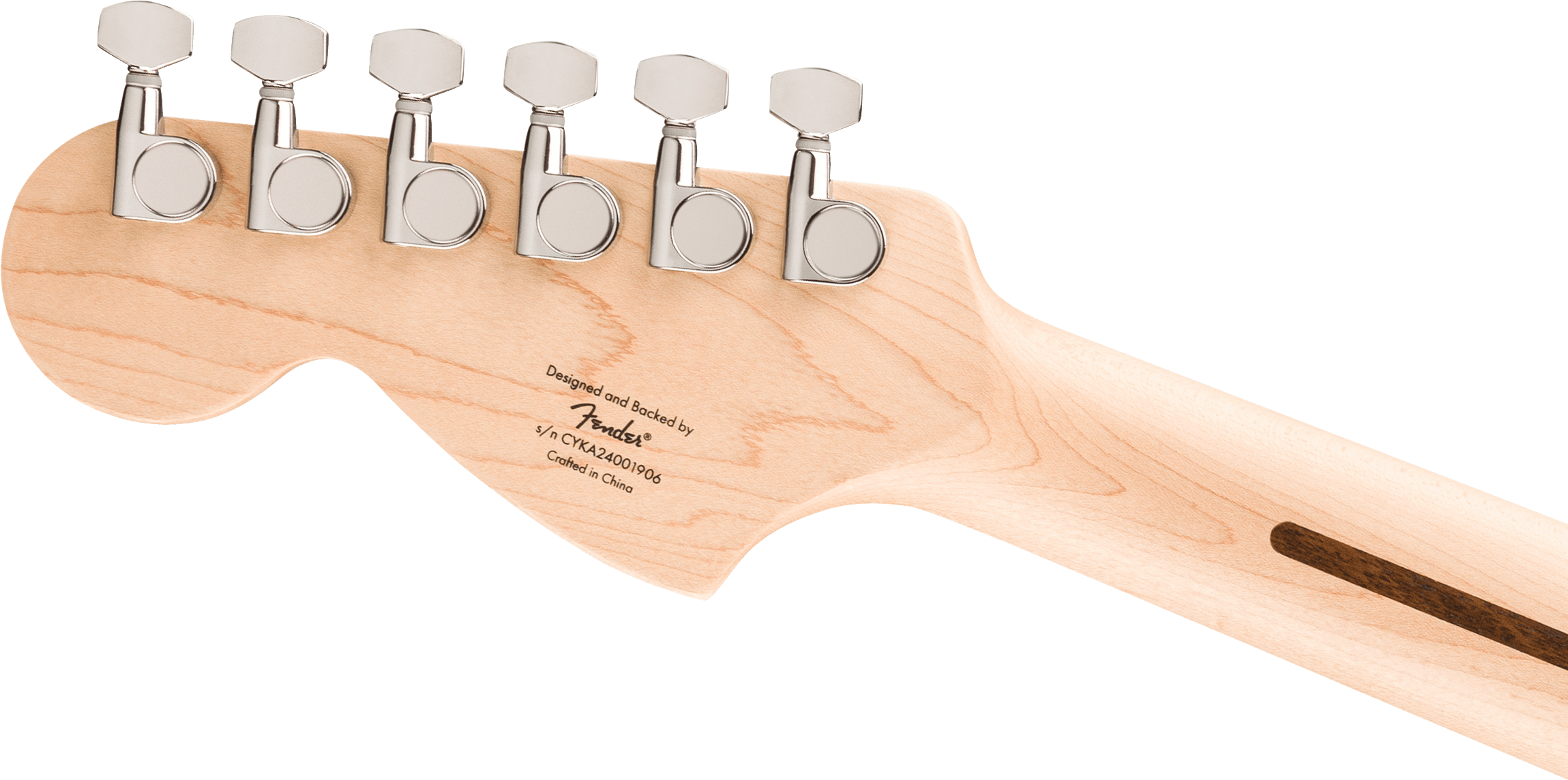 Squier® Affinity Series® Stratocaster® Junior HSS, Laurel Fingerboard, White Pickguard, Ice Blue Metallic