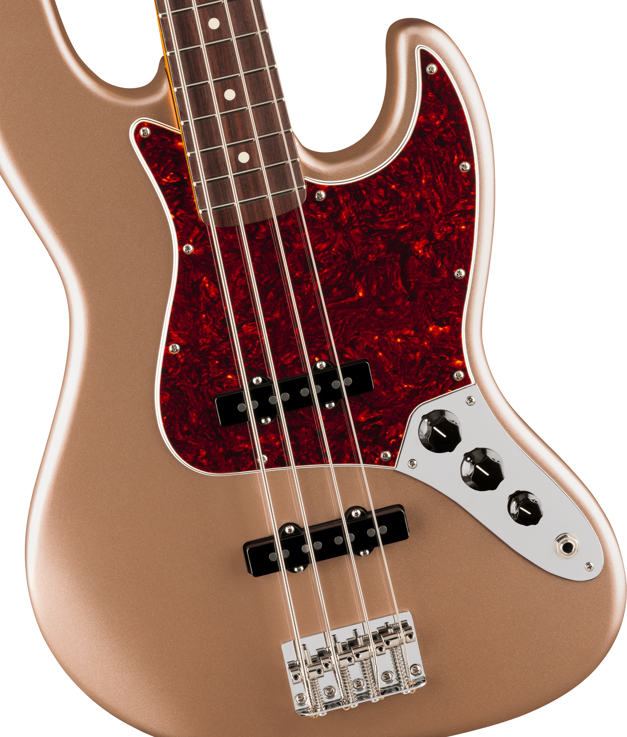 Fender® American Professional Classic Jazz Bass®, Rosewood Fingerboard, Faded Firemist Gold