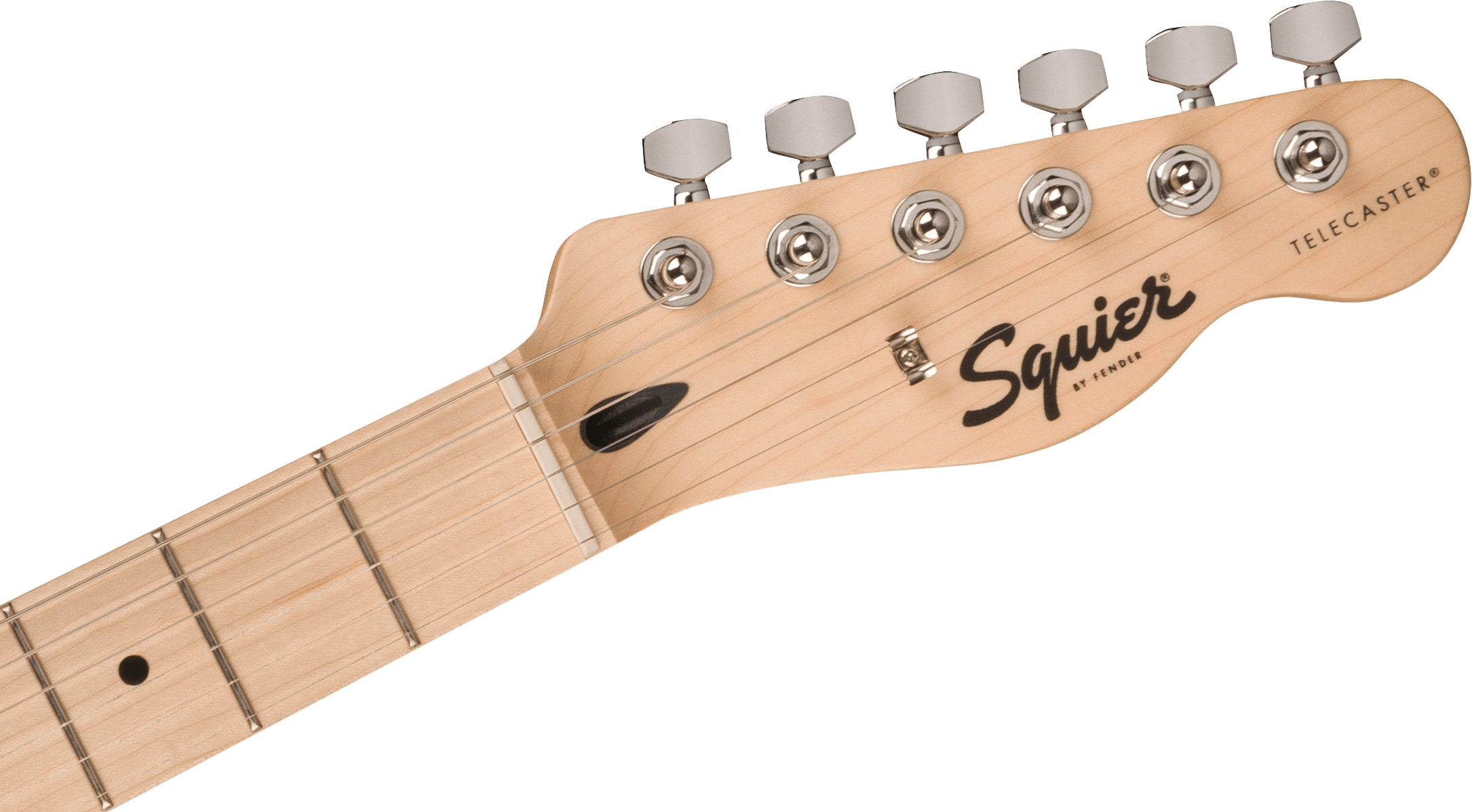 Squier® Sonic® Telecaster®, Maple Fingerboard, White Pickguard, Black