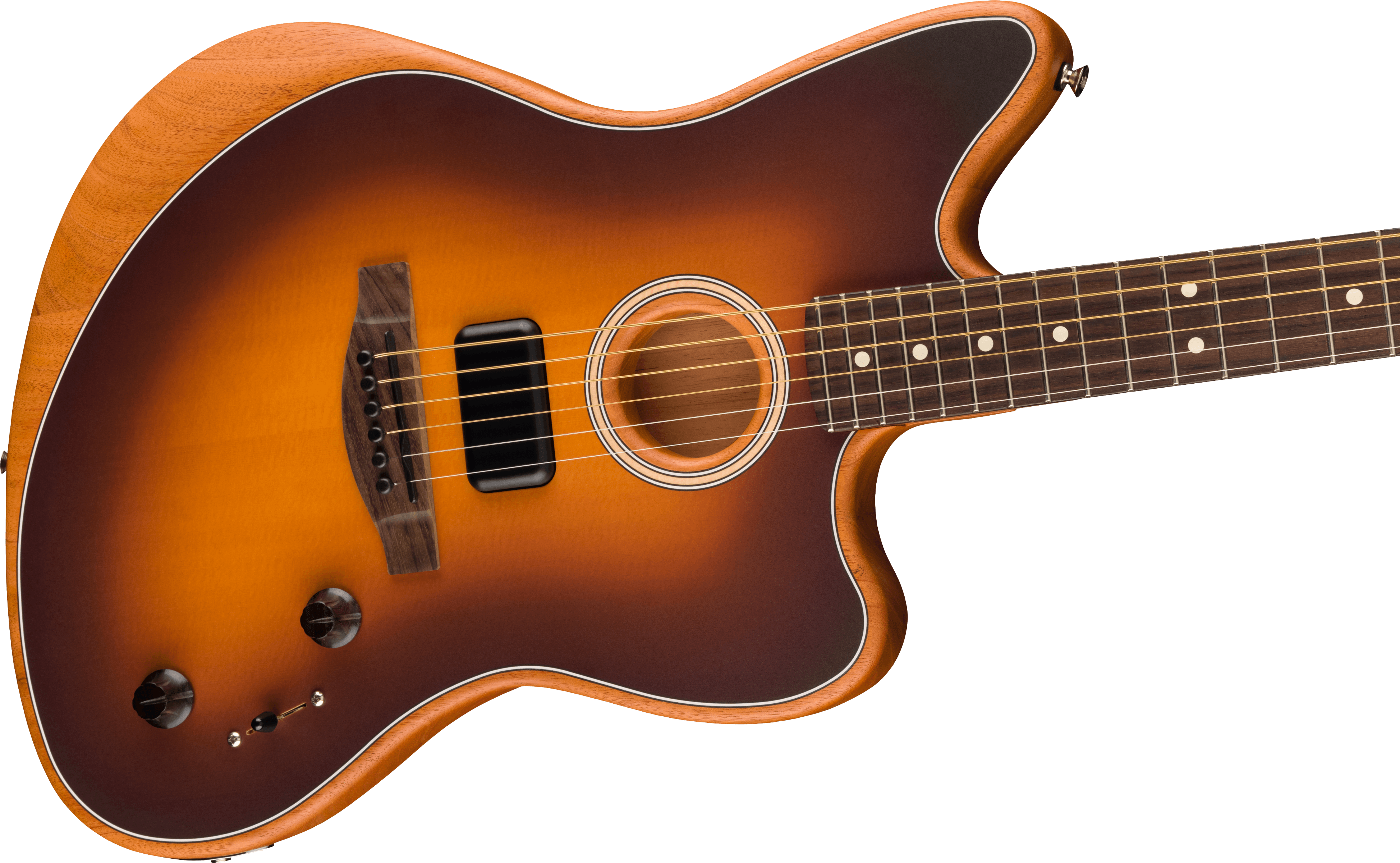 Fender® Acoustasonic® Player Jazzmaster®, Rosewood Fingerboard, 2-Color Sunburst