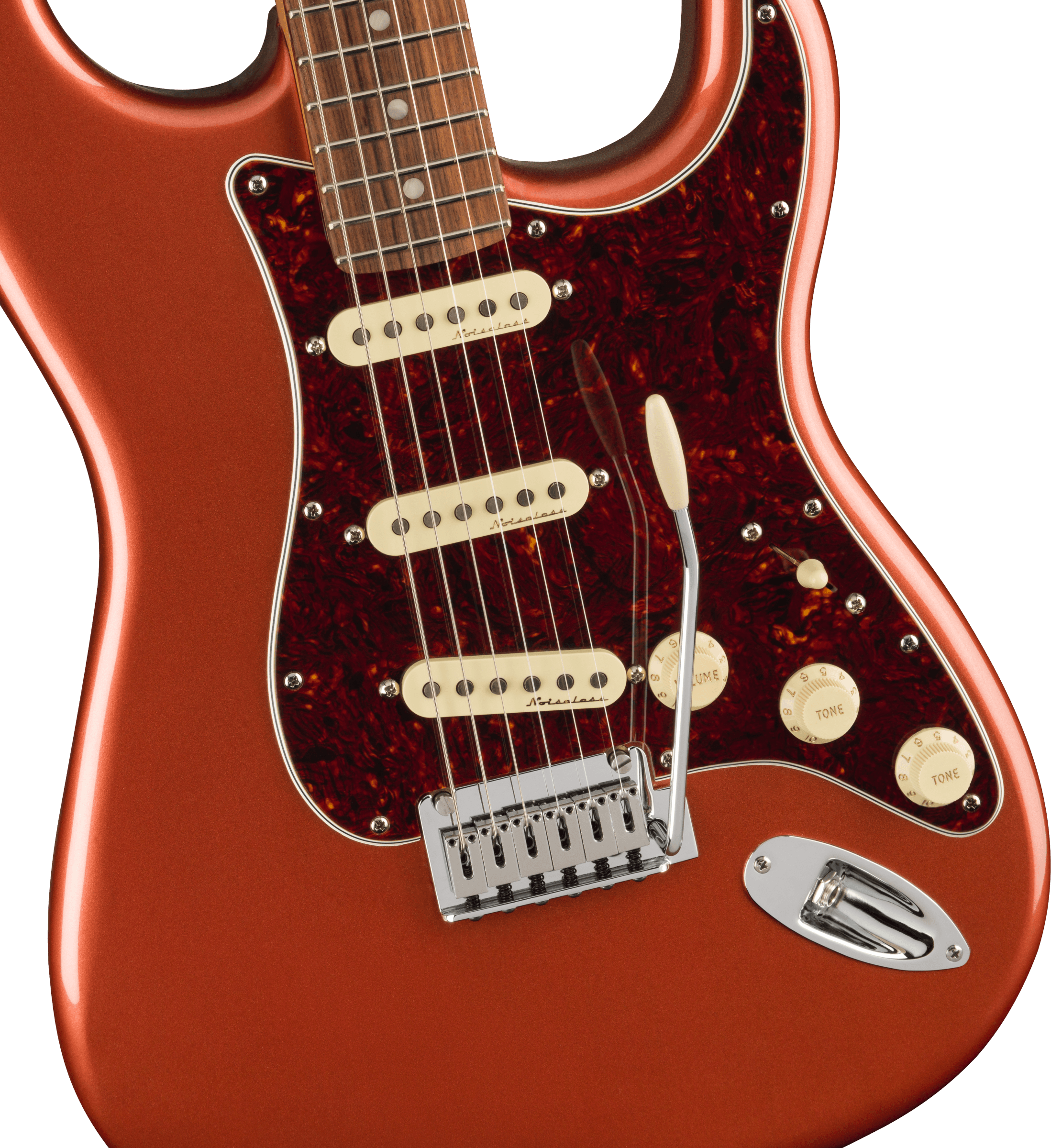 Fender® Player Plus Stratocaster®, Pau Ferro Fingerboard, Aged Candy Apple Red