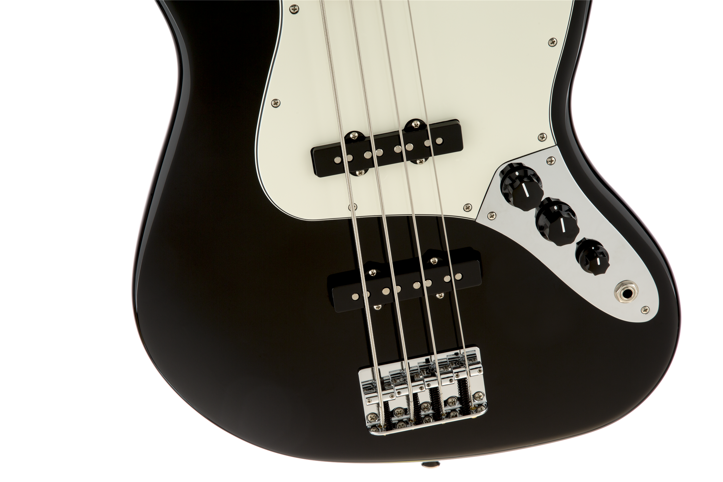 Fender® Standard Jazz Bass®, Maple Fingerboard, Black