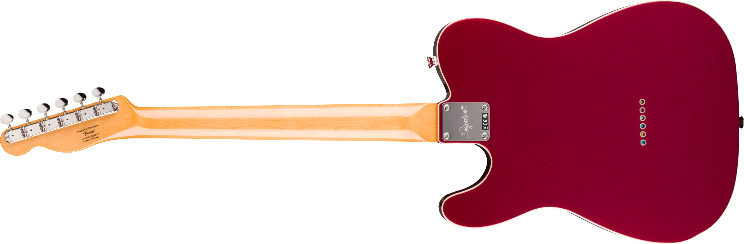 Squier® Classic Vibe™ Custom Esquire®, Laurel Fingerboard, Parchment Pickguard, Candy Apple Red