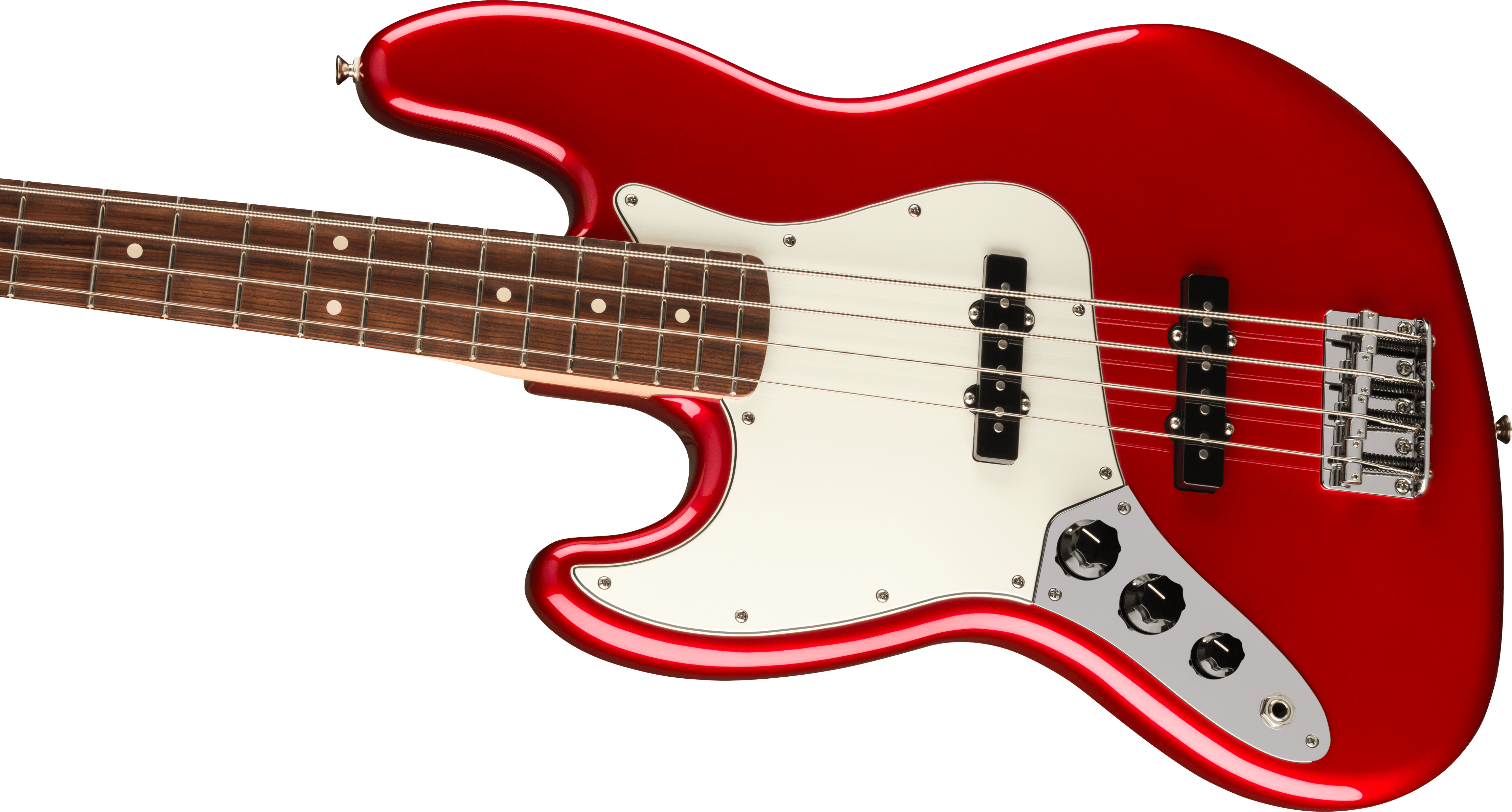 Fender® Player Jazz Bass® Left-Handed, Pau Ferro Fingerboard, Candy Apple Red