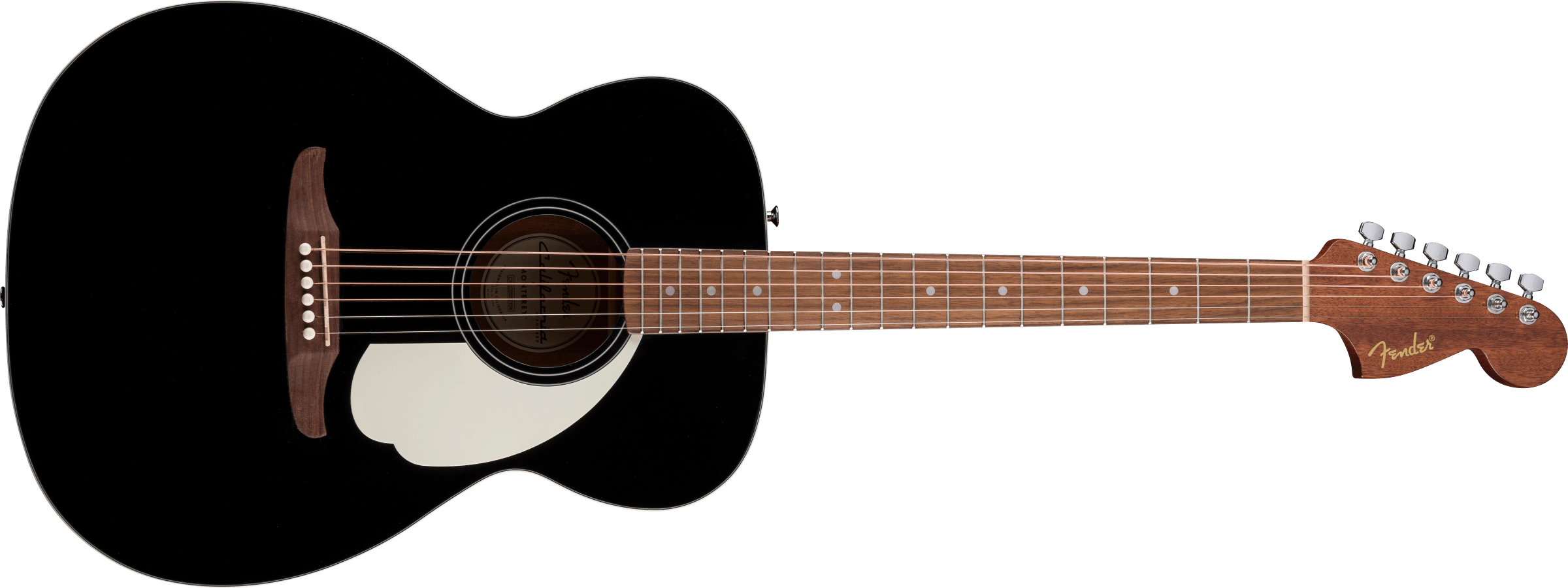 Fender® California Standard Monterey™, Spruce Top, Ivory Pickguard, Black