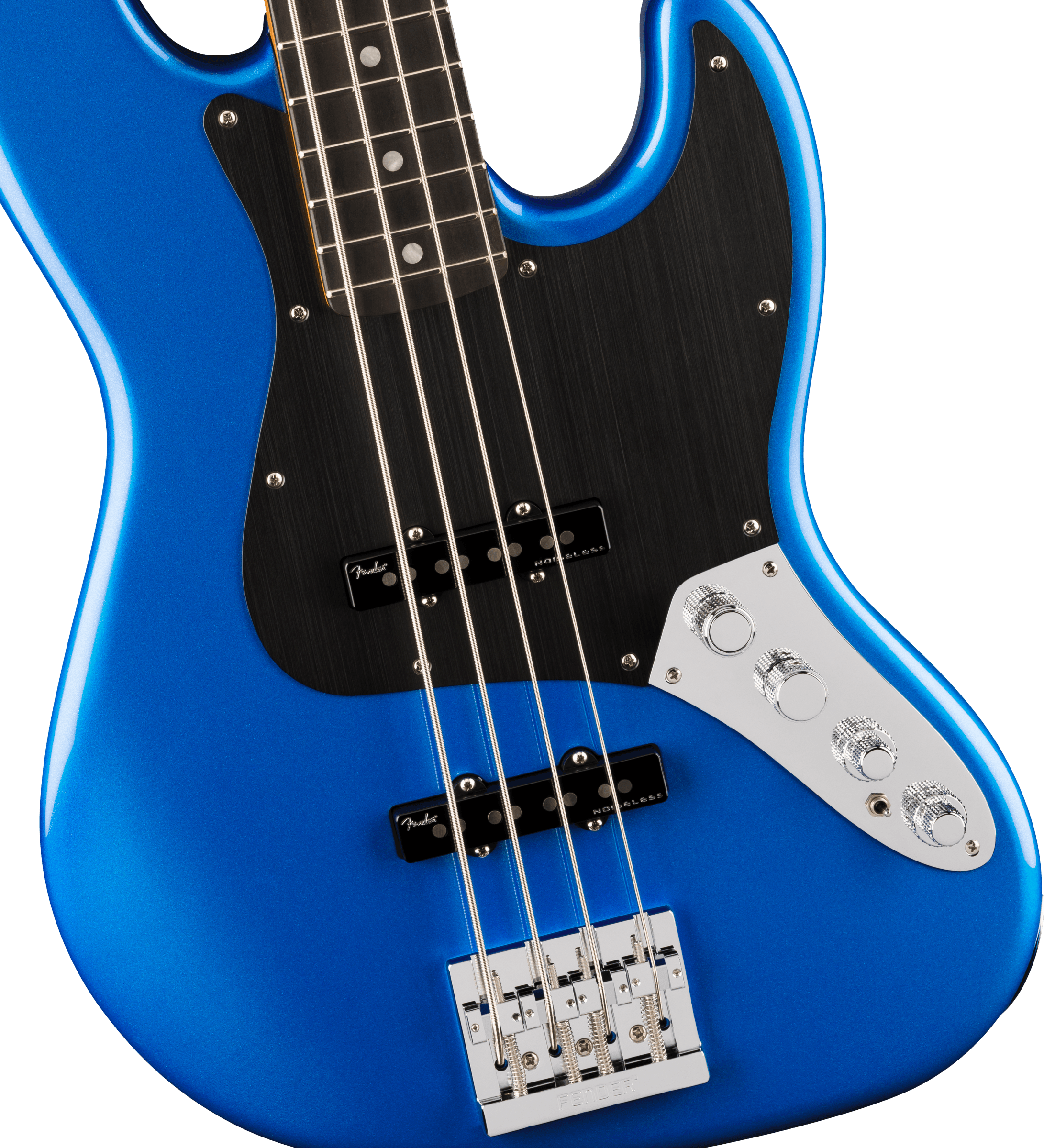 Fender® American Ultra II Jazz Bass®, Ebony Fingerboard,  Noble Blue