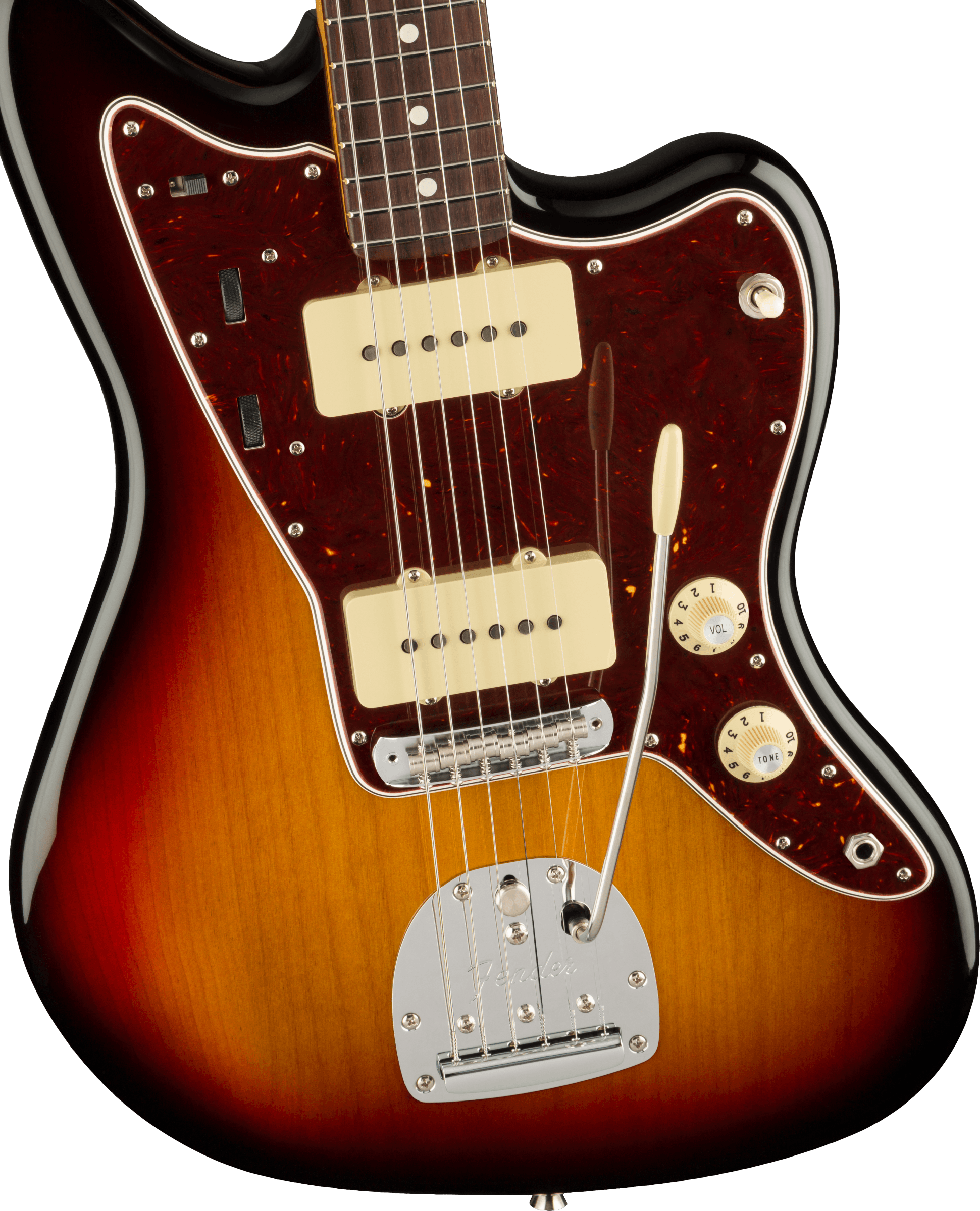 Fender® American Professional II Jazzmaster®, Rosewood Fingerboard, 3-Color Sunburst