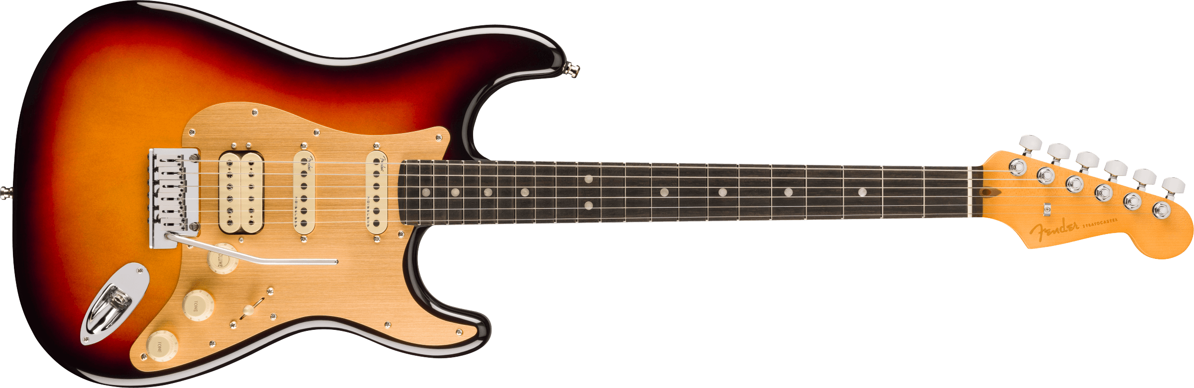 Fender® American Ultra II Stratocaster® HSS, Ebony Fingerboard, Ultraburst