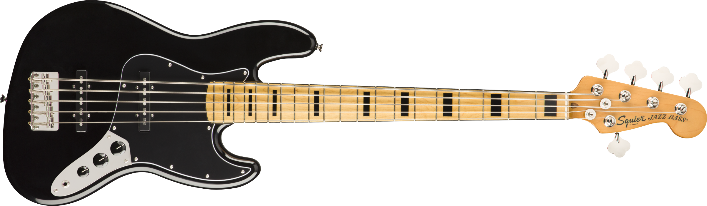 Squier® Classic Vibe '70s Jazz Bass® V, Maple Fingerboard, Black