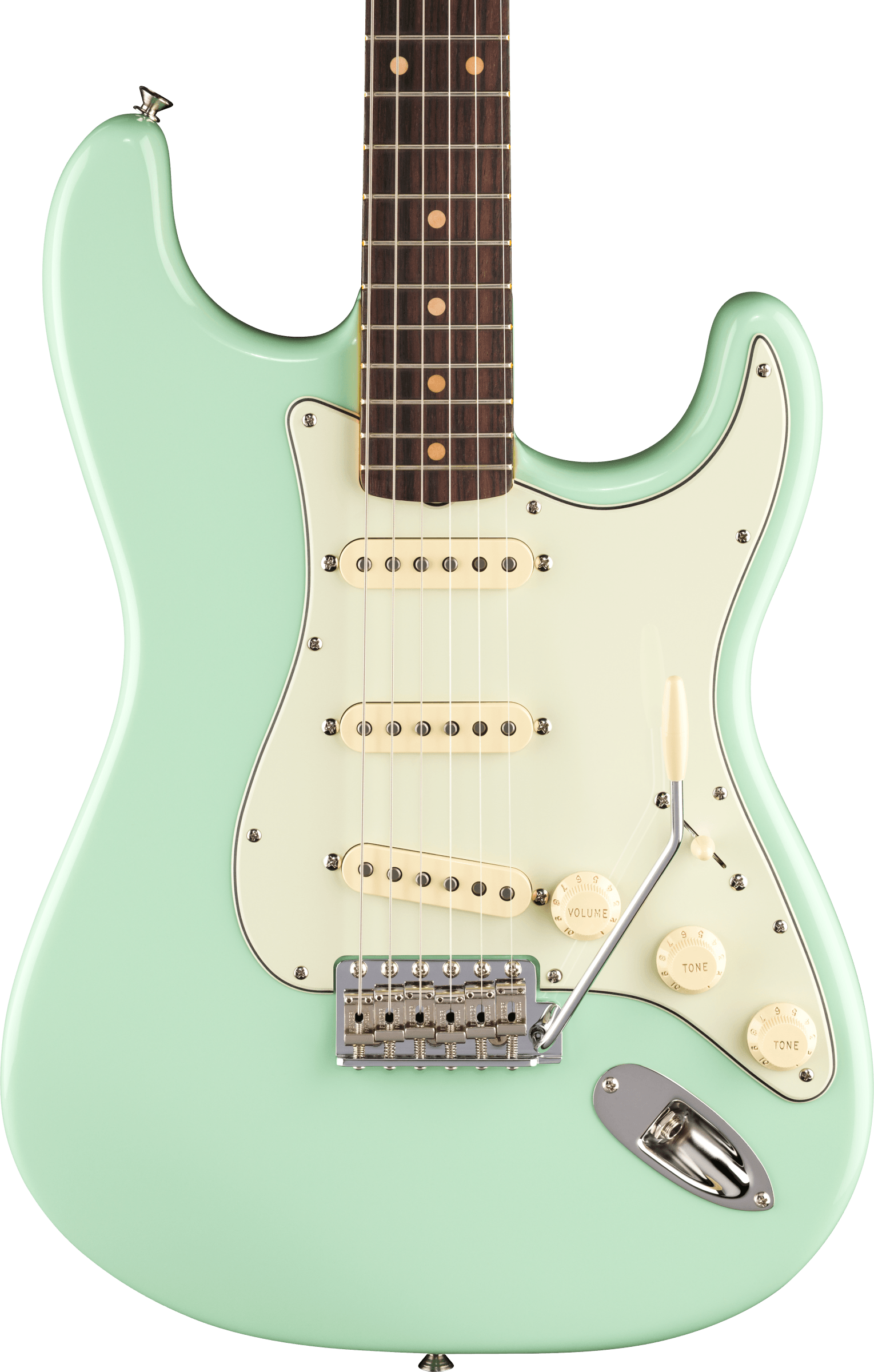 Fender® American Vintage II 1961 Stratocaster®, Rosewood Fingerboard, Surf Green