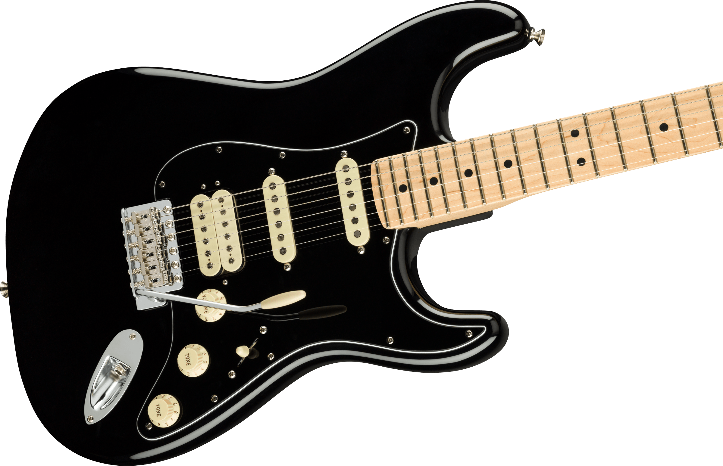 Fender® American Performer Stratocaster® HSS, Maple Fingerboard, Black