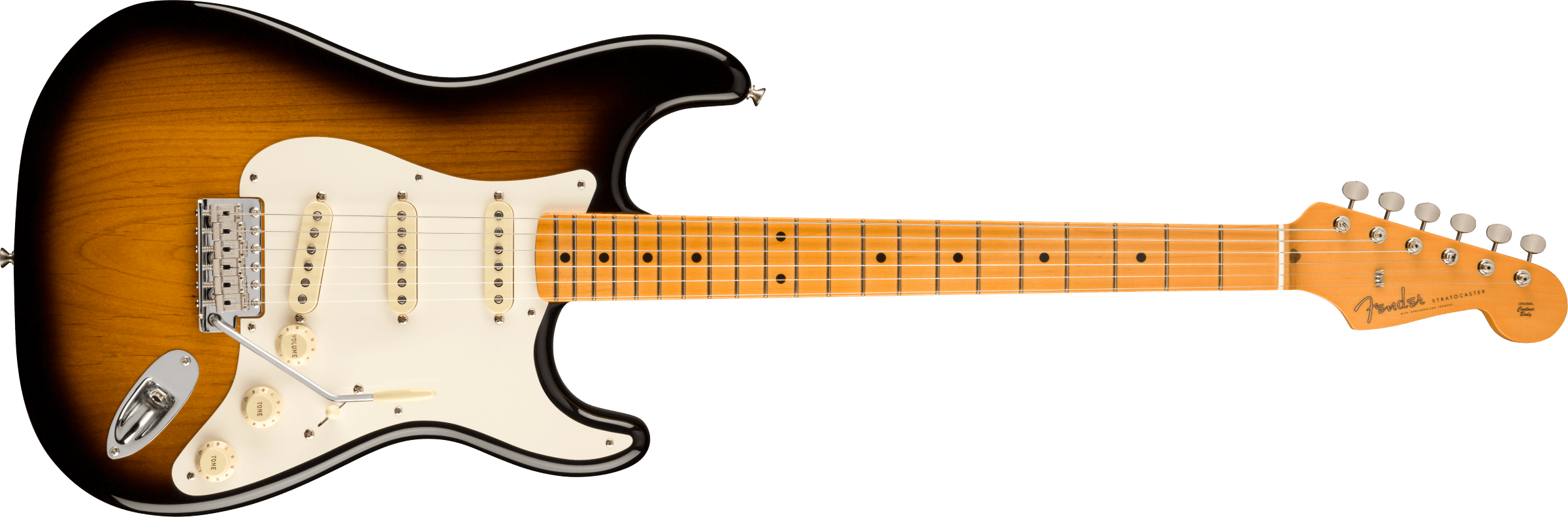 Fender® American Vintage II 1957 Stratocaster®, Maple Fingerboard, 2-Color Sunburst