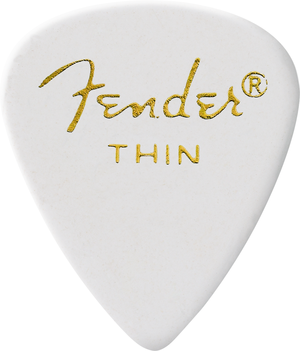 Fender® Classic Celluloid, White, 351 Shape, Thin, 12 Count