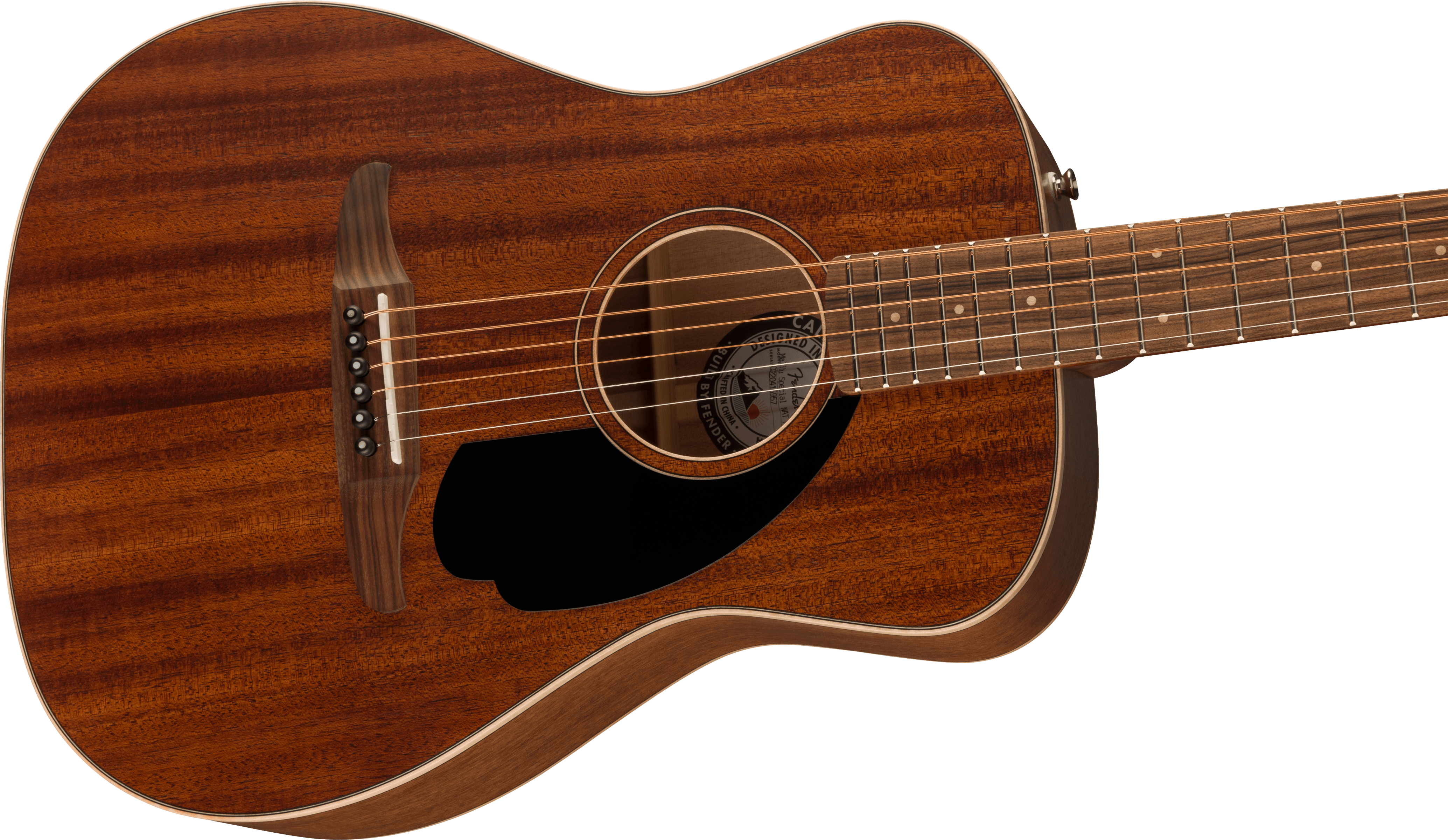 Fender® Malibu Special, Pau Ferro Fingerboard, Black Pickguard, Natural