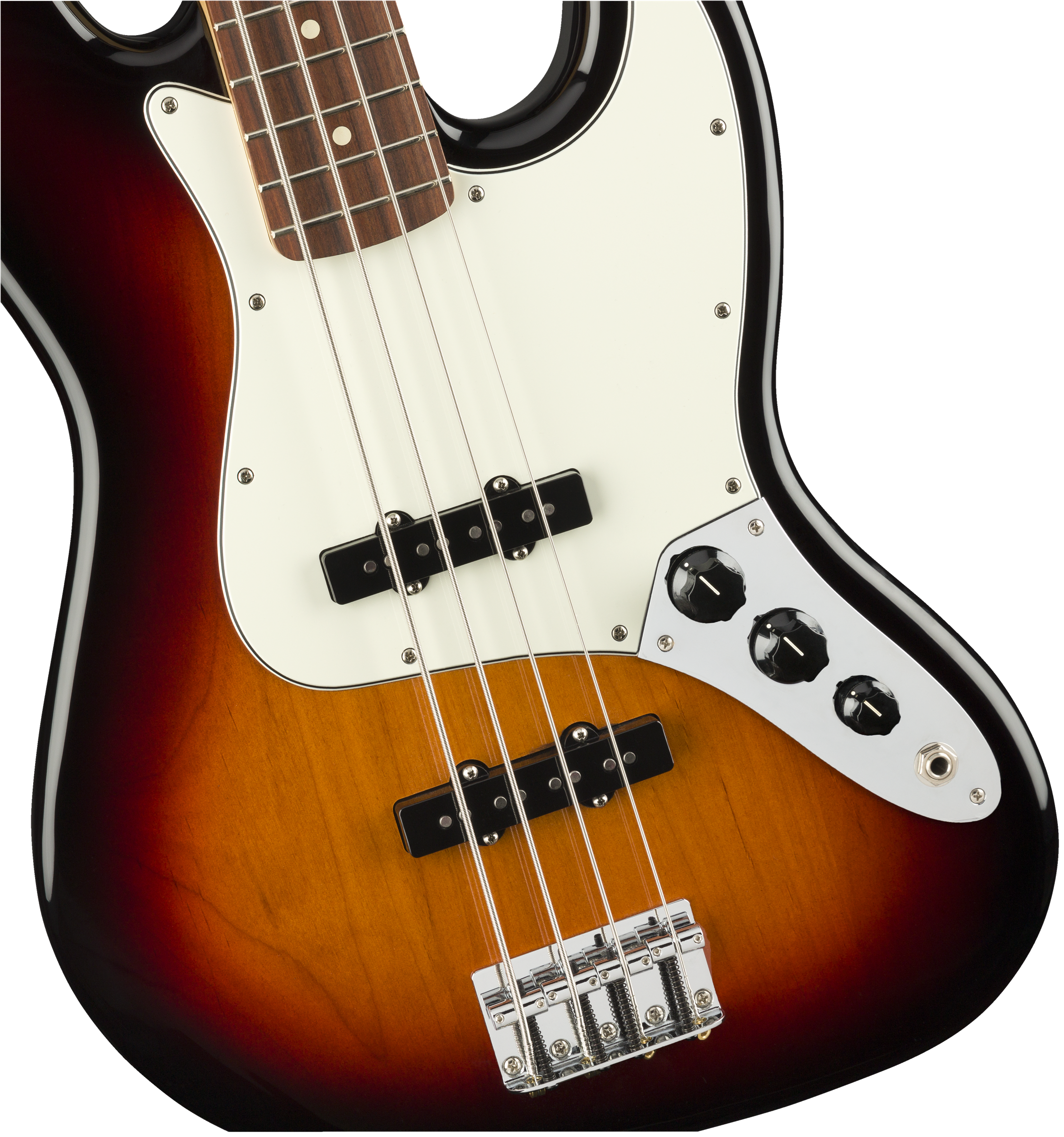 Fender® Player Jazz Bass®, Pau Ferro Fingerboard, 3-Color Sunburst
