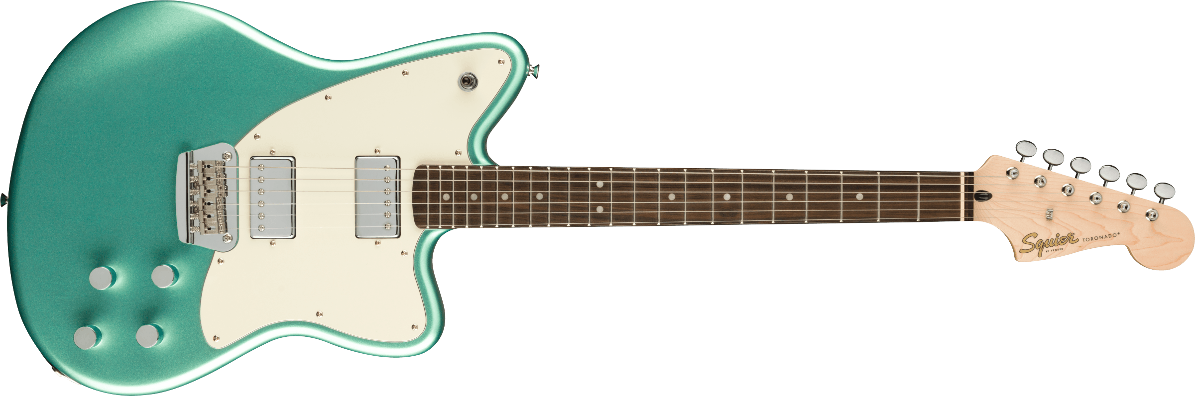 Squier® Paranormal Toronado®, Laurel Fingerboard, Parchment Pickguard, Mystic Sea Foam