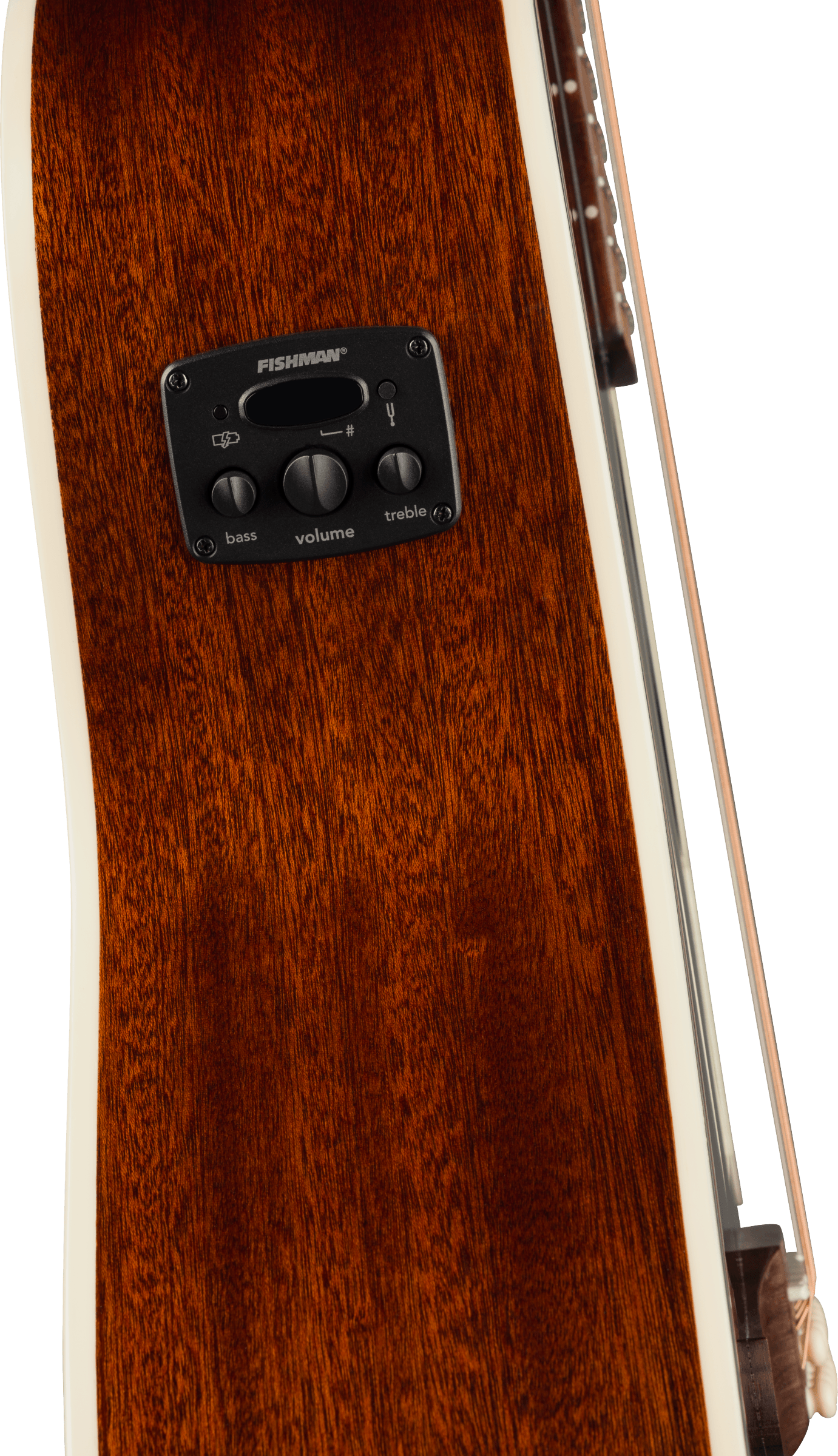 Fender® California Deluxe Villager™ E, Walnut Fingerboard, Black