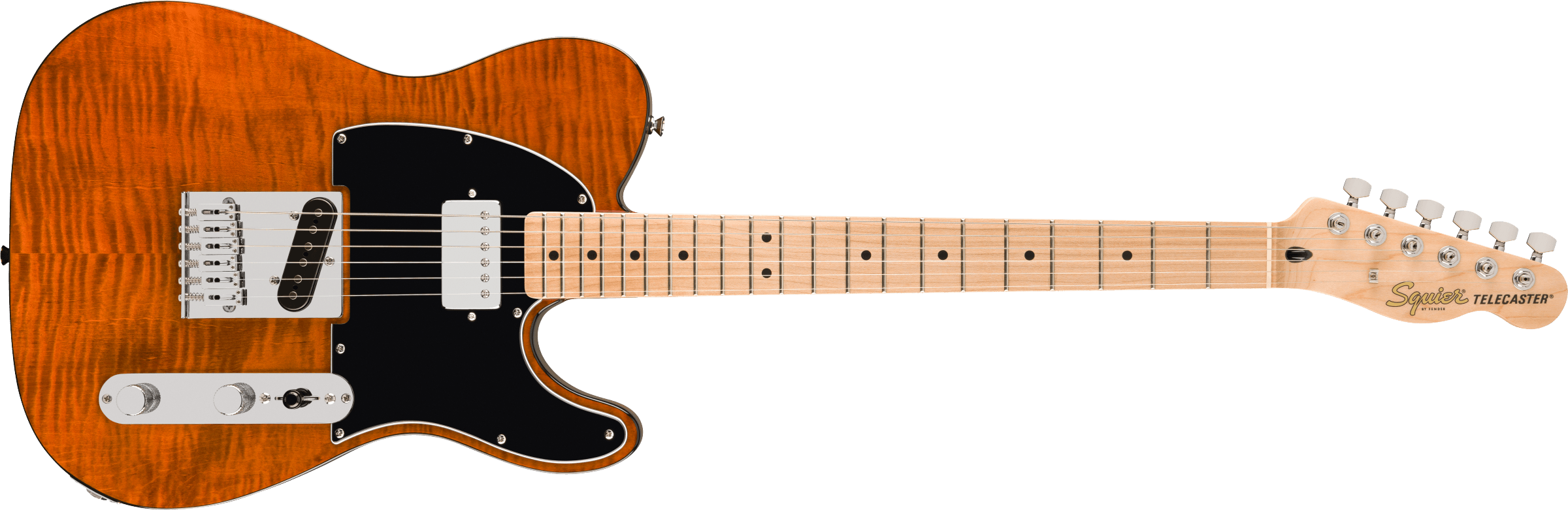 Squier® Affinity Series™ Telecaster® FMT SH, Maple Fingerboard, Black Pickguard, Mocha