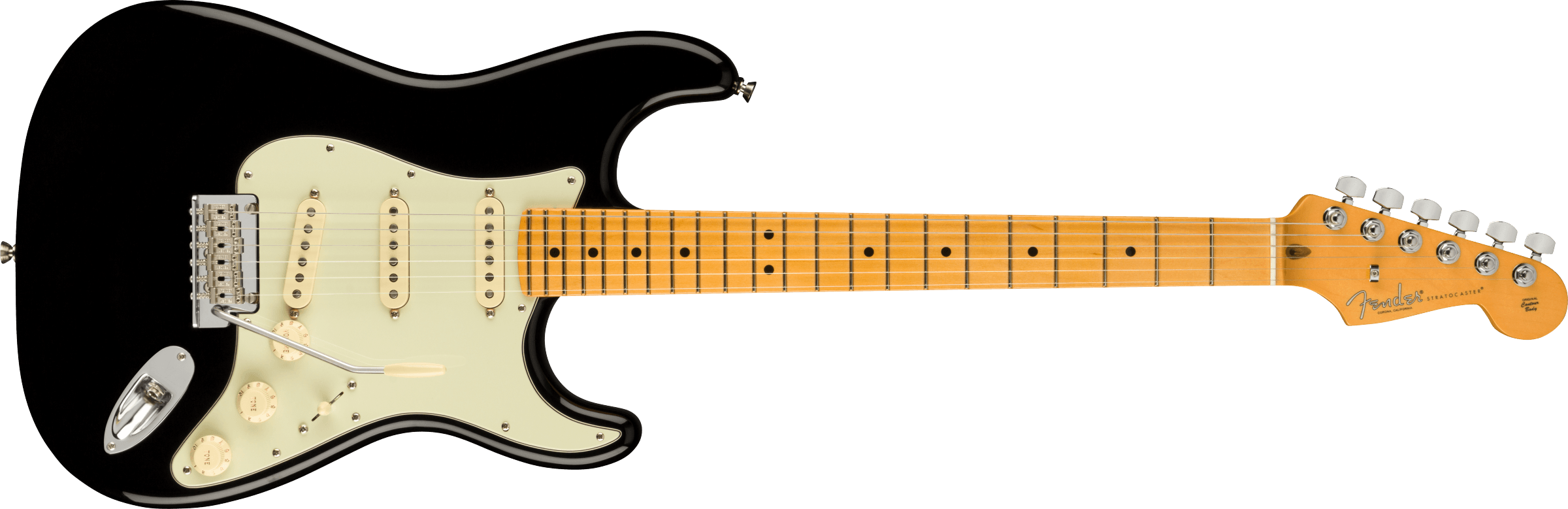 Fender® American Professional II Stratocaster®, Maple Fingerboard, Black
