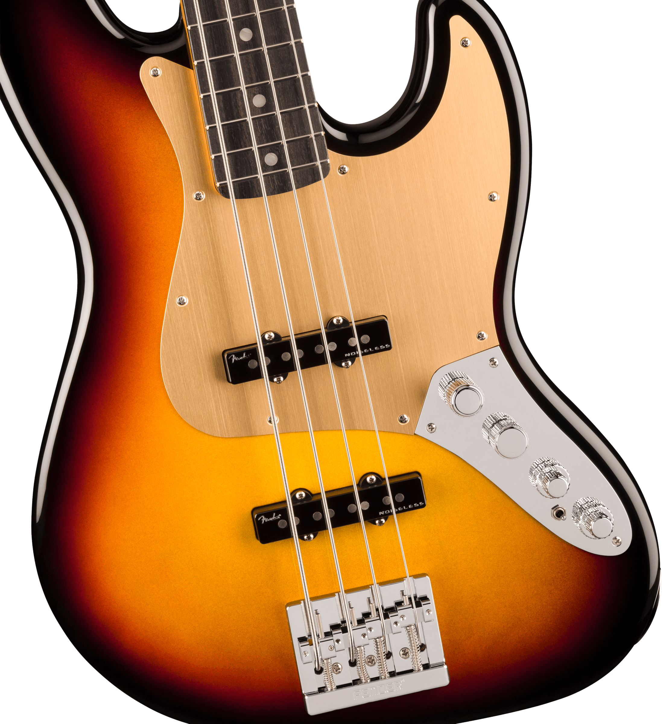Fender® American Ultra II Jazz Bass®, Ebony Fingerboard,  Ultraburst