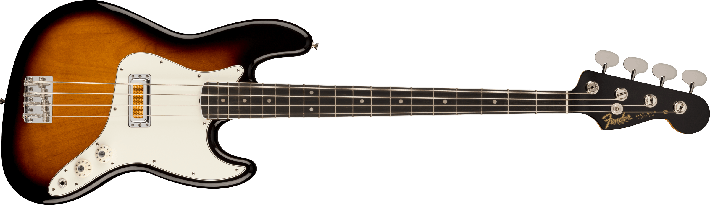 Fender® Gold Foil Jazz Bass®, Ebony Fingerboard, 2-Color Sunburst