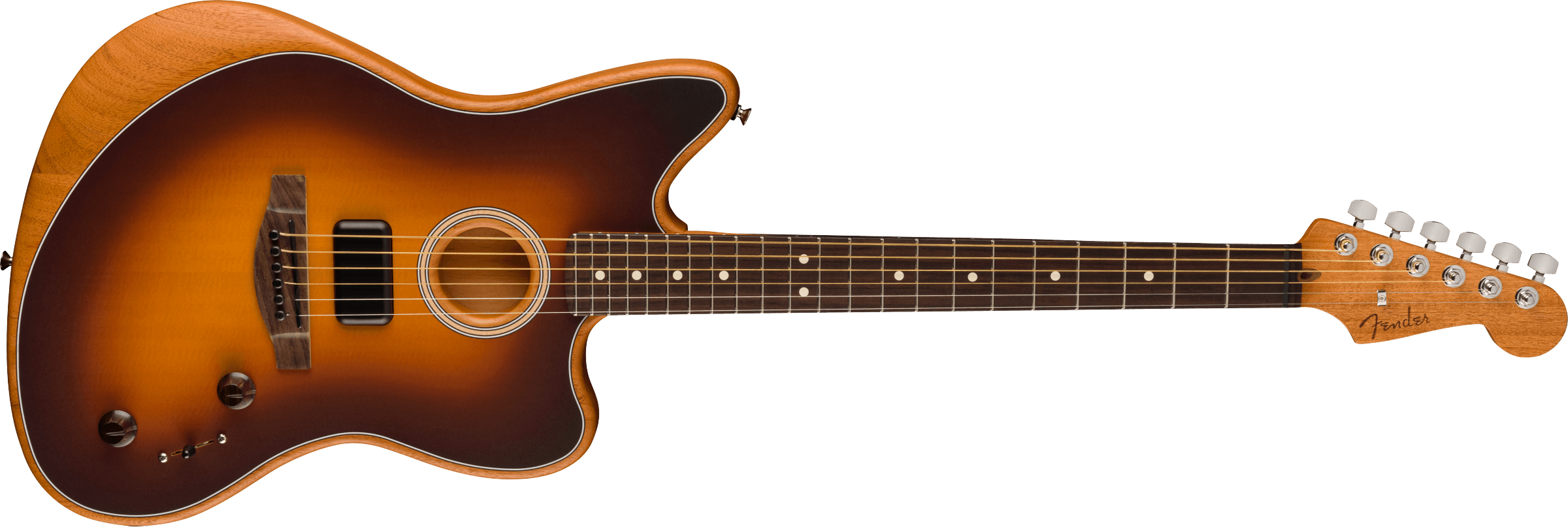 Fender® Acoustasonic® Player Jazzmaster®, Rosewood Fingerboard, 2-Color Sunburst