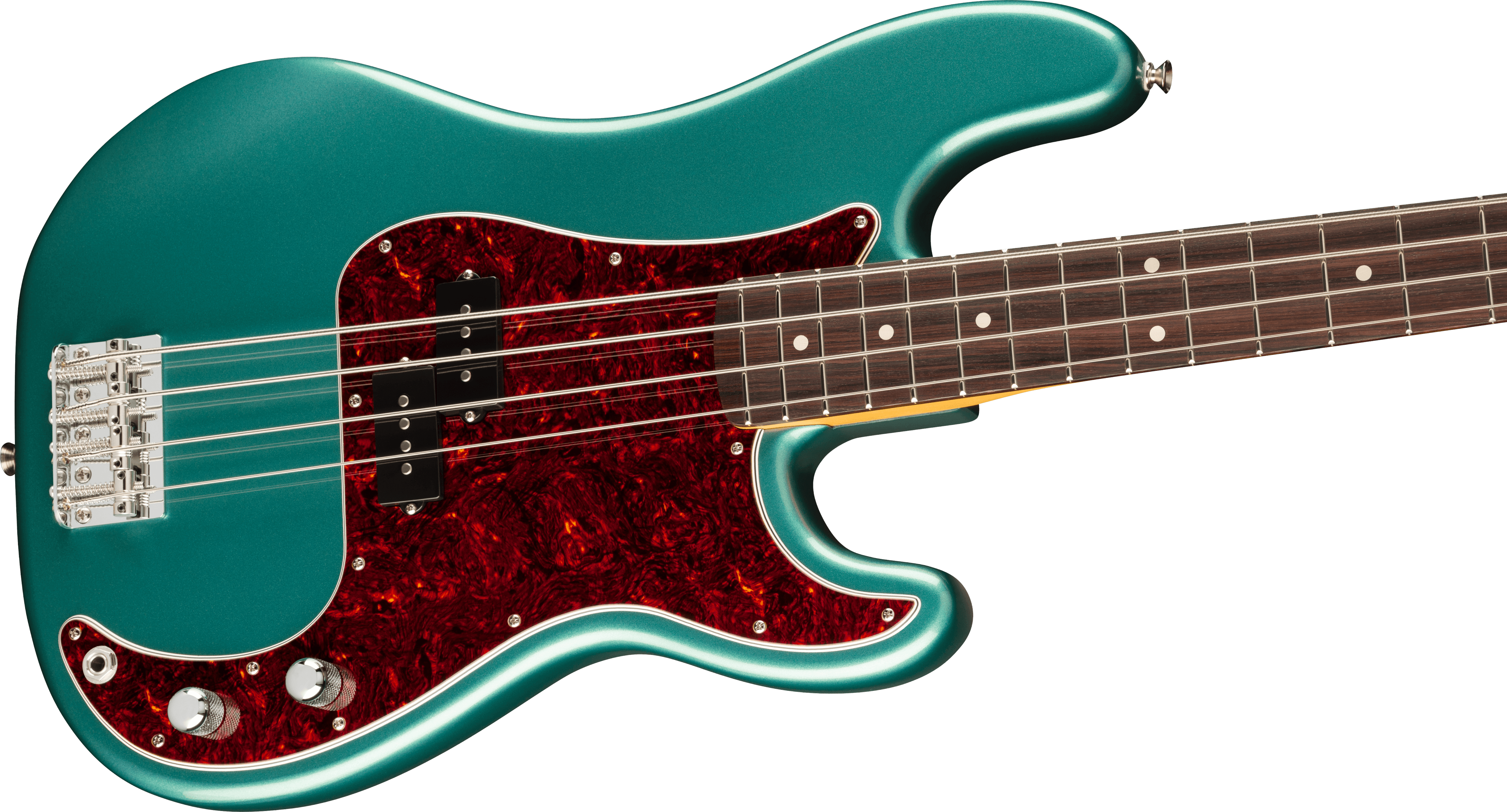 Fender® American Professional Classic Precision Bass®, Rosewood Fingerboard, Faded Sherwood Green Metallic
