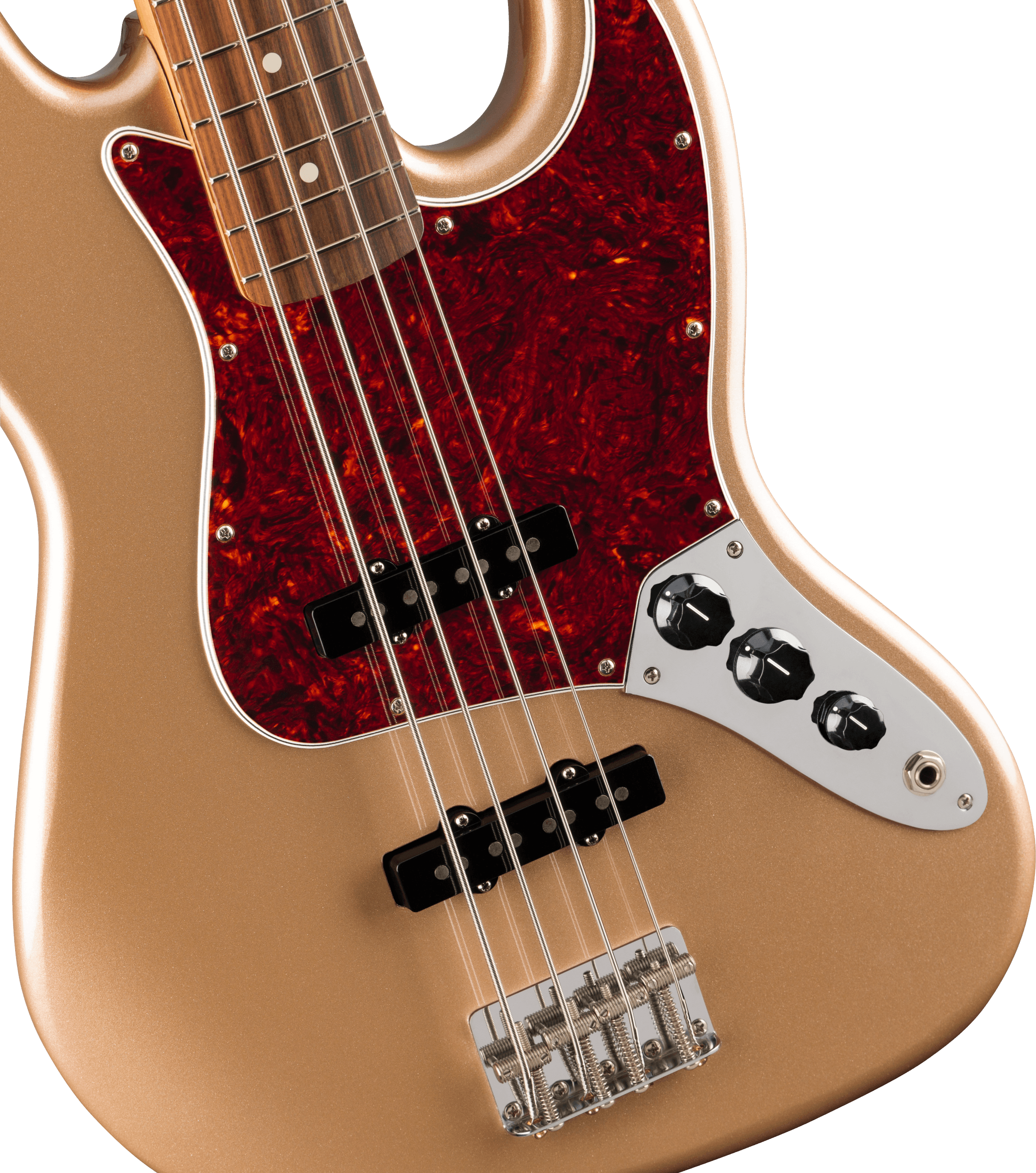 Fender® Vintera® '60s Jazz Bass®, Pau Ferro Fingerboard, Firemist Gold
