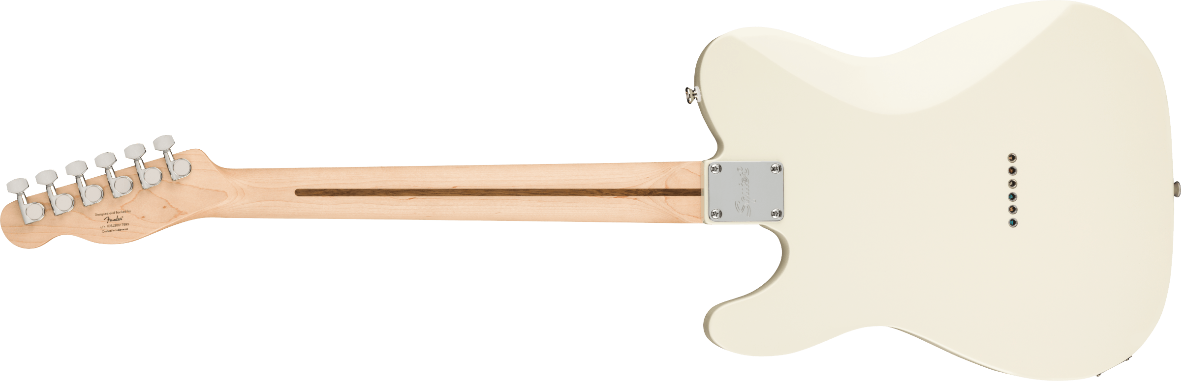 Squier® Affinity Series™ Telecaster®, Laurel Fingerboard, White Pickguard, Olympic White