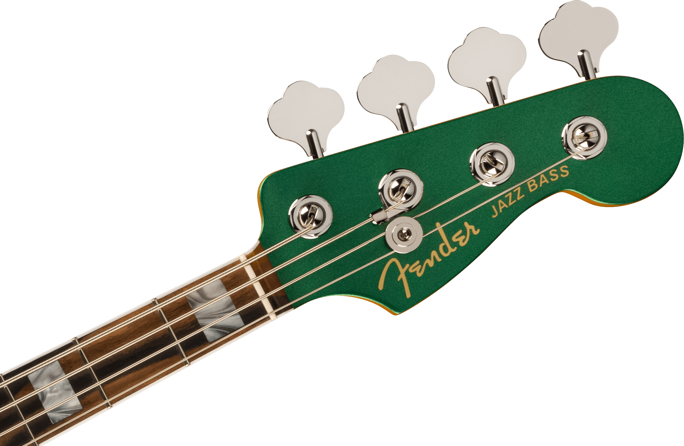 Fender® American Ultra Jazz Bass®, Ebony Fingerboard, Mystic Pine Green