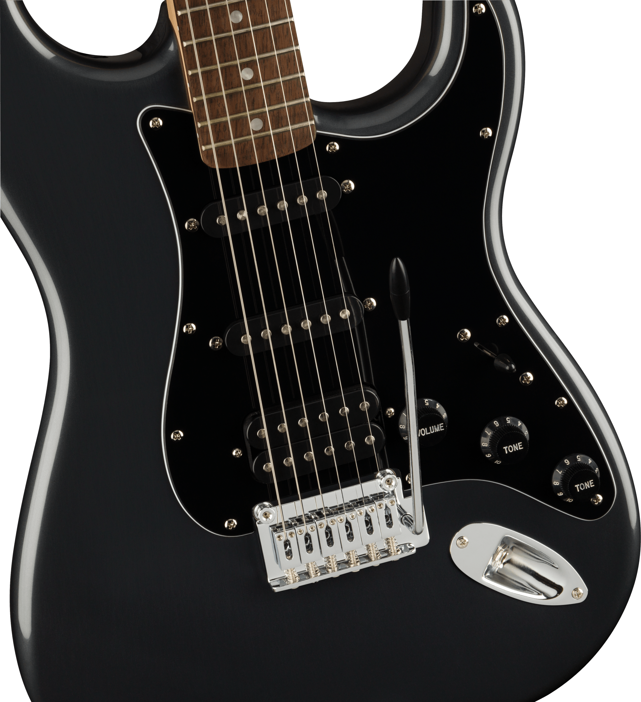 Squier® Affinity Series™ Stratocaster® HSS Pack, Laurel Fingerboard, Charcoal Frost Metallic, Gig Bag, 15G - 230V EU