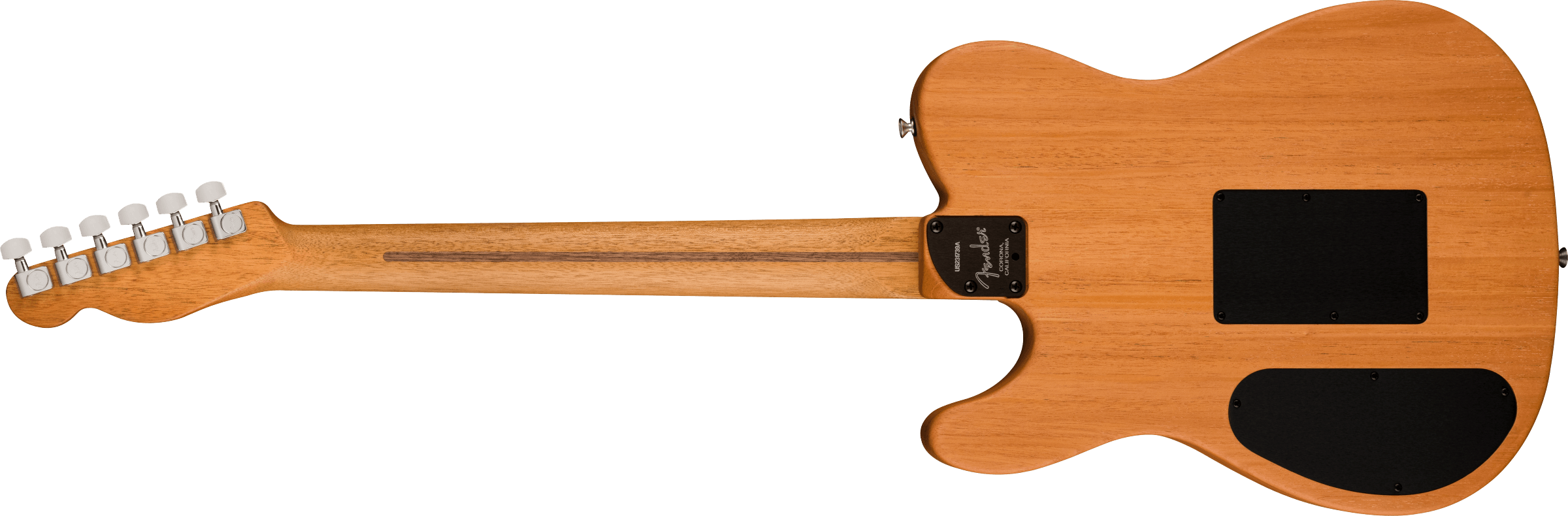 Fender® DE American Acoustasonic® Telecaster®, Channel-Bound Neck, Ebony Fingerboard, Aqua Teal