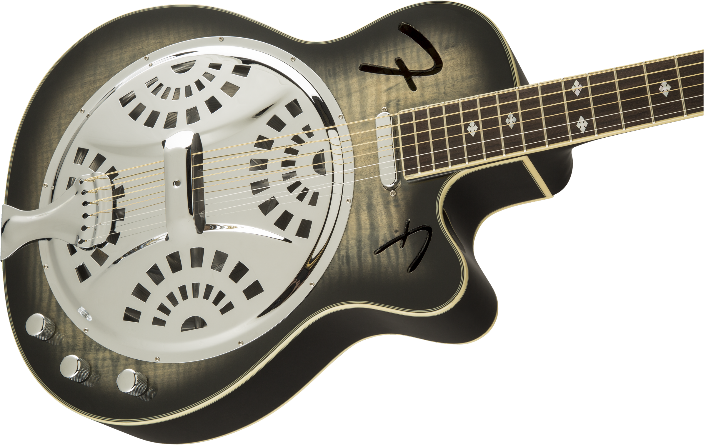 Fender® Roosevelt Resonator, Rosewood Fingerboard, Moonlight Burst