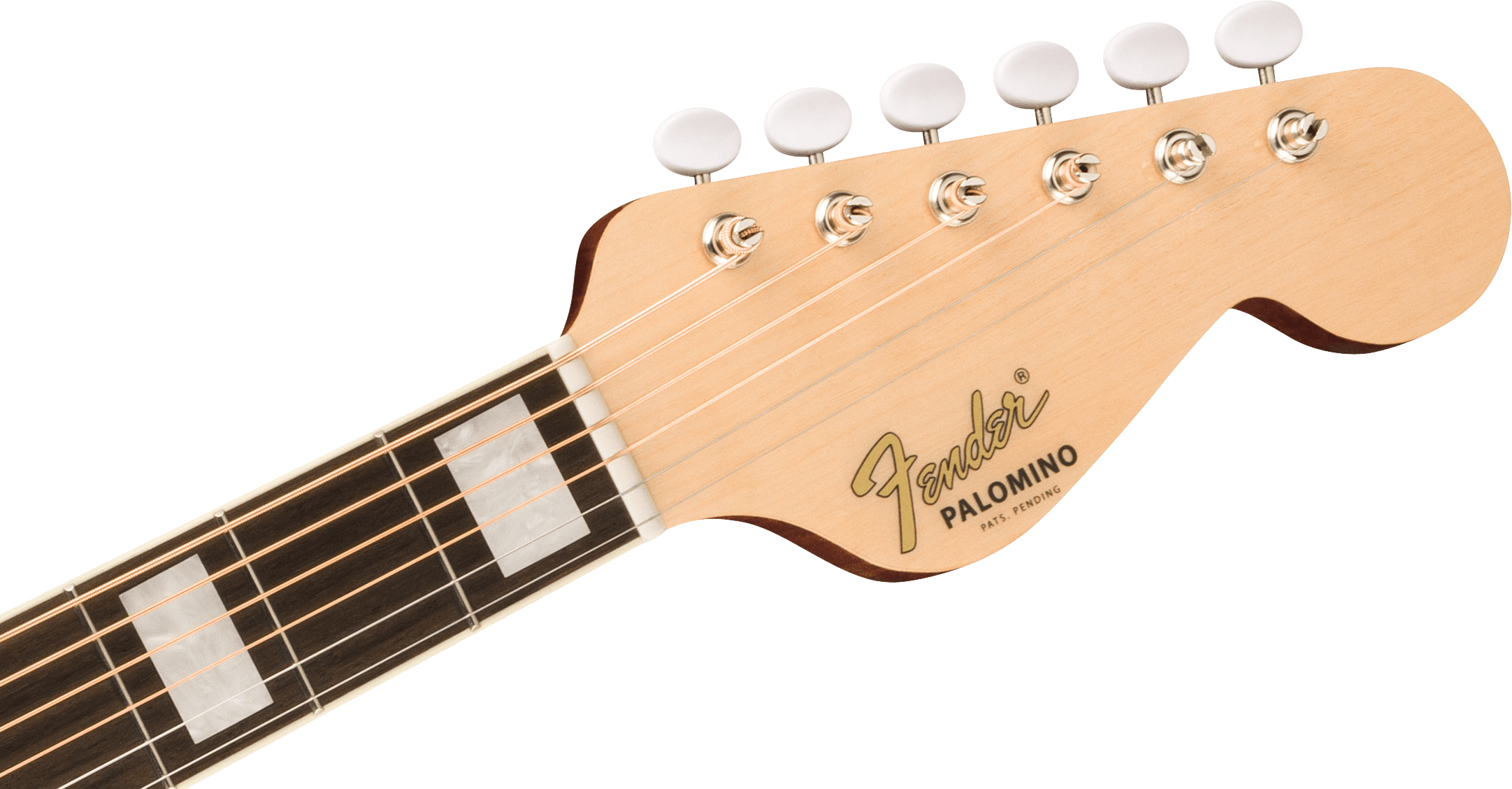 Fender® California Vintage Palomino with Case, Aged White Pickguard, Sienna Sunburst