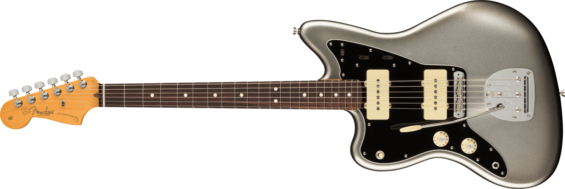 Fender® American Professional II Jazzmaster® Left-Hand, Rosewood Fingerboard, Mercury