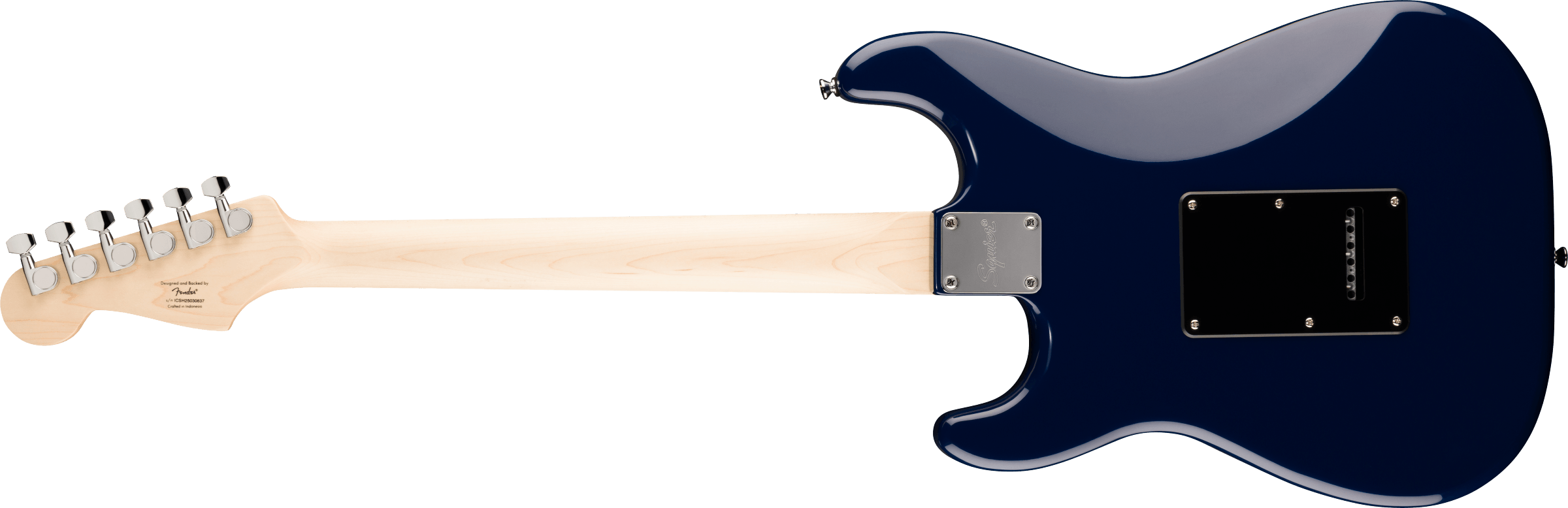 Squier® Sonic® Stratocaster® HSS, Maple Fingerboard, Black Pickguard, Midnight Blue